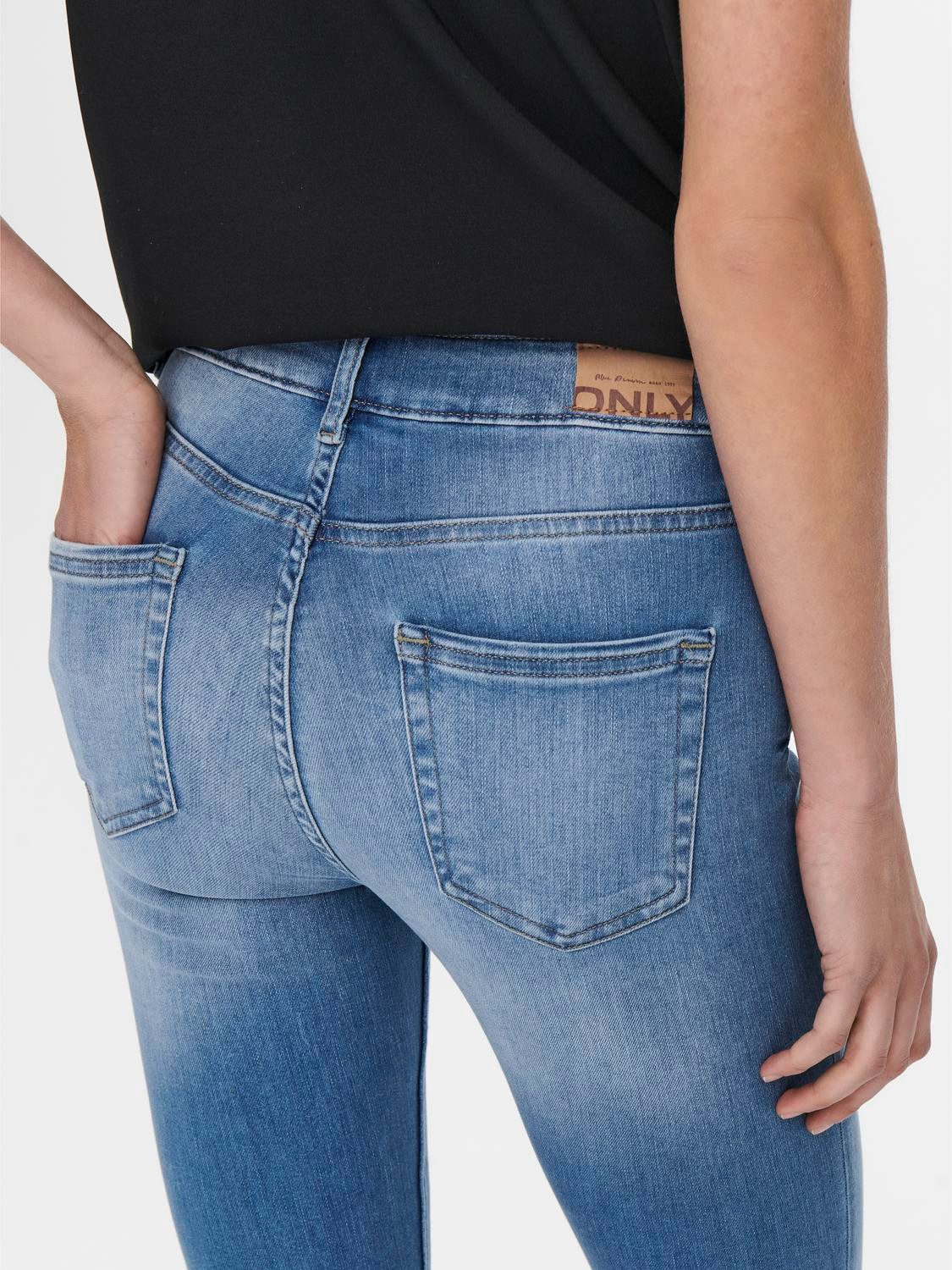 Only Skinny fit jeans ONLBLUSH MID SKINNY ANKLE ZIP DNM BOX