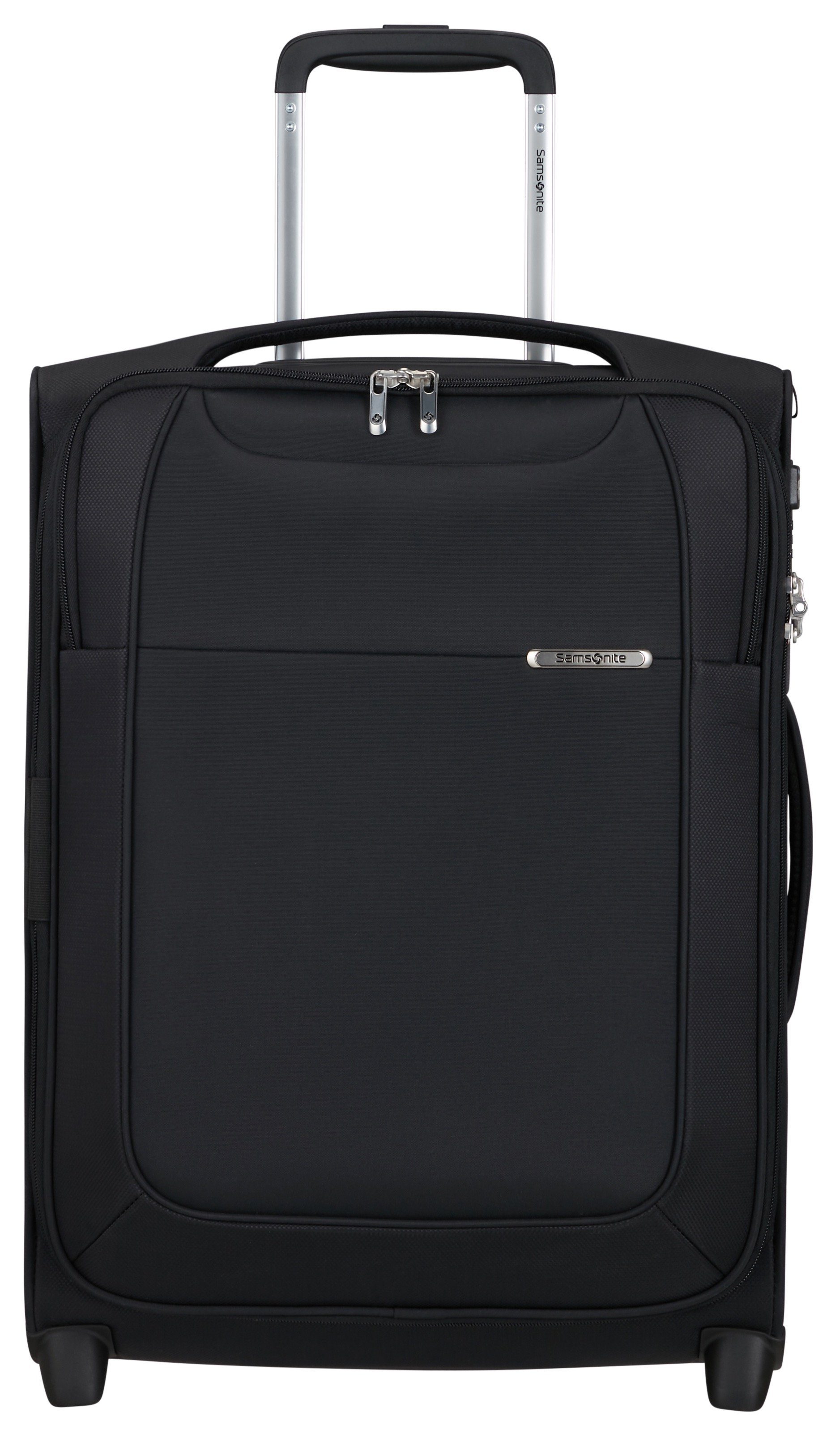 Samsonite D'Lite Upright 55 Exp black Zachte koffer