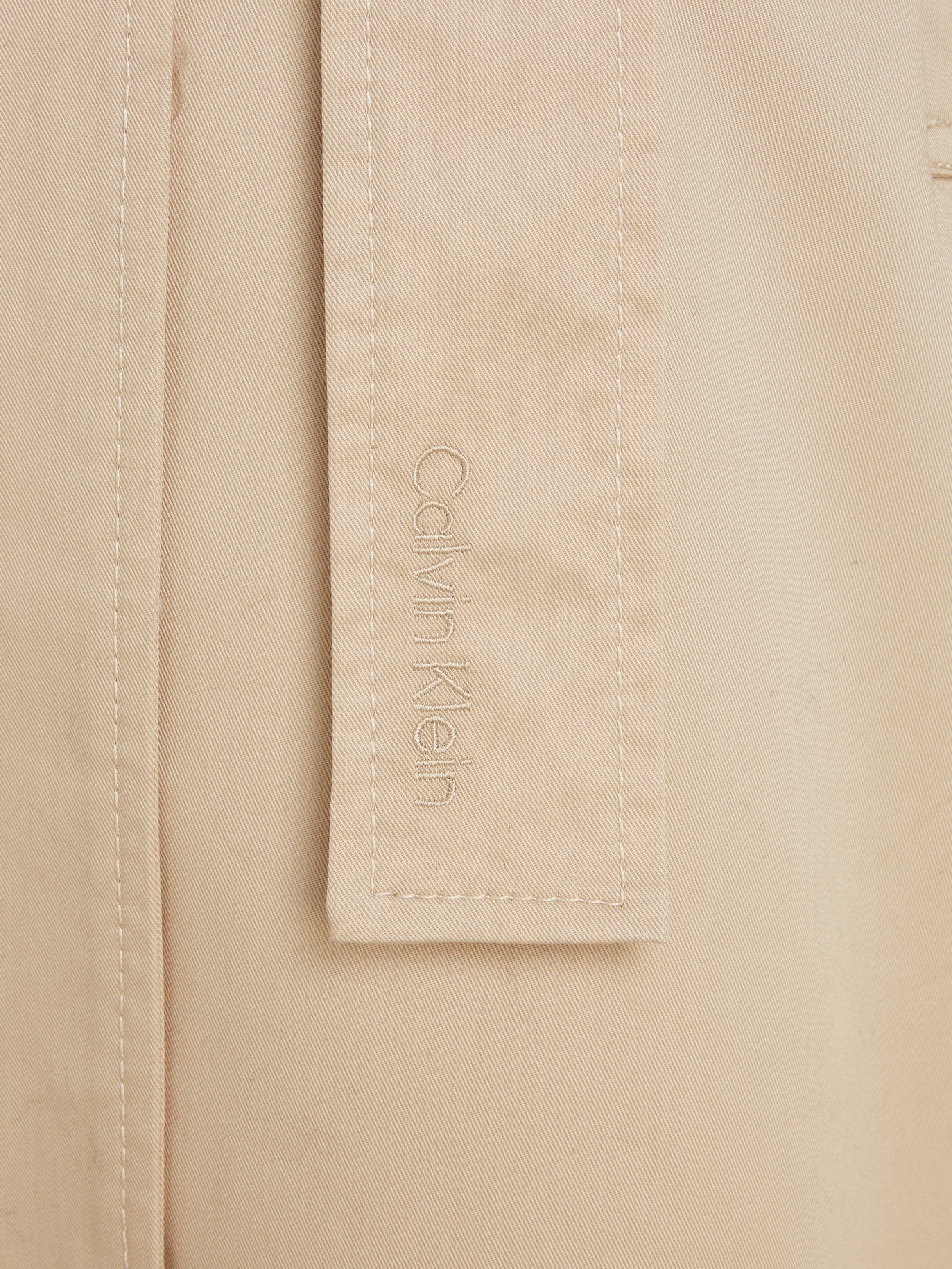 Calvin Klein Outdoorjack ESSENTIAL TRENCH COAT (set, 2 stuks, Met riem)