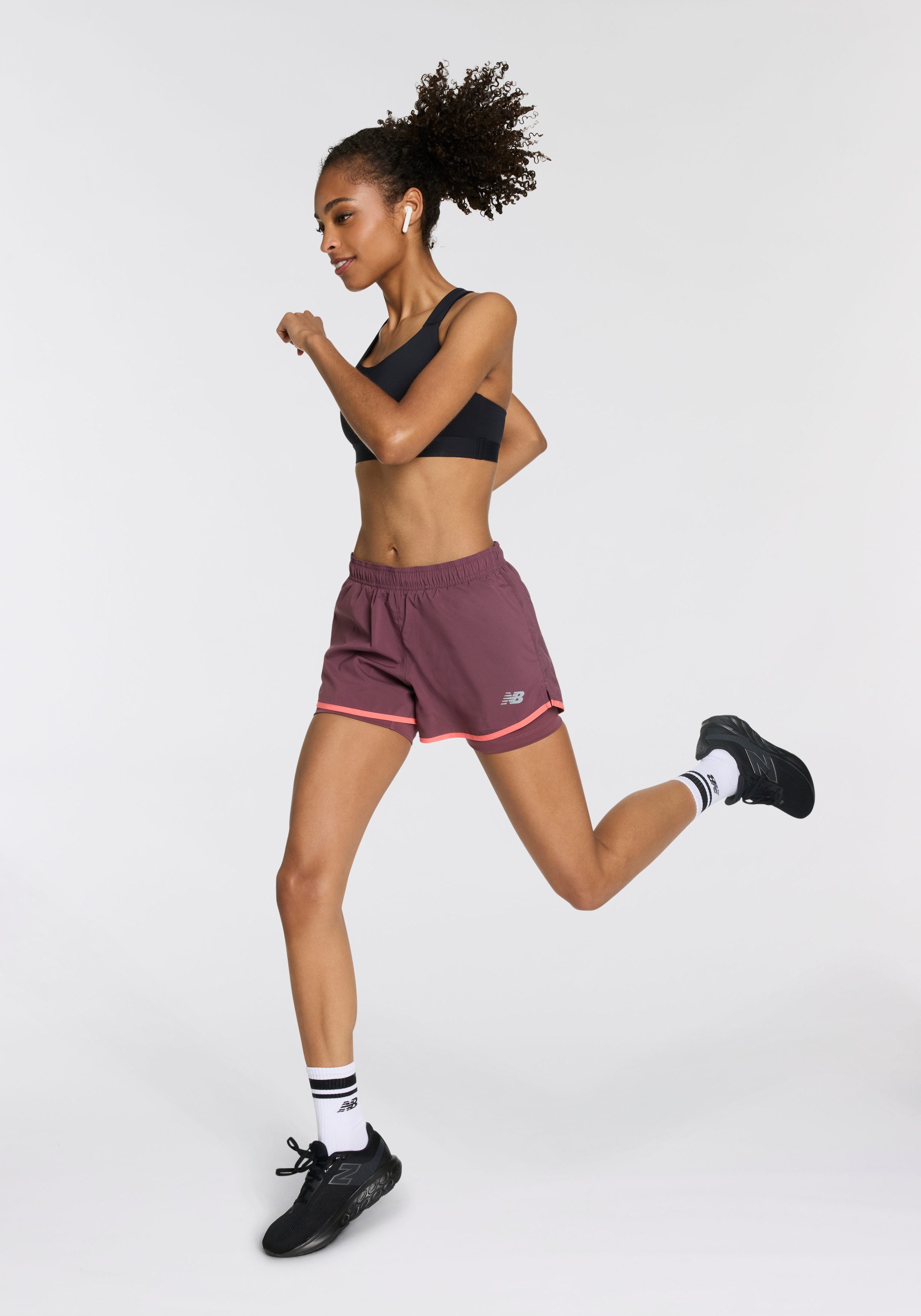 New Balance Runningshort Sport Essentials 2-in-1hort 3" EARTHHADOW