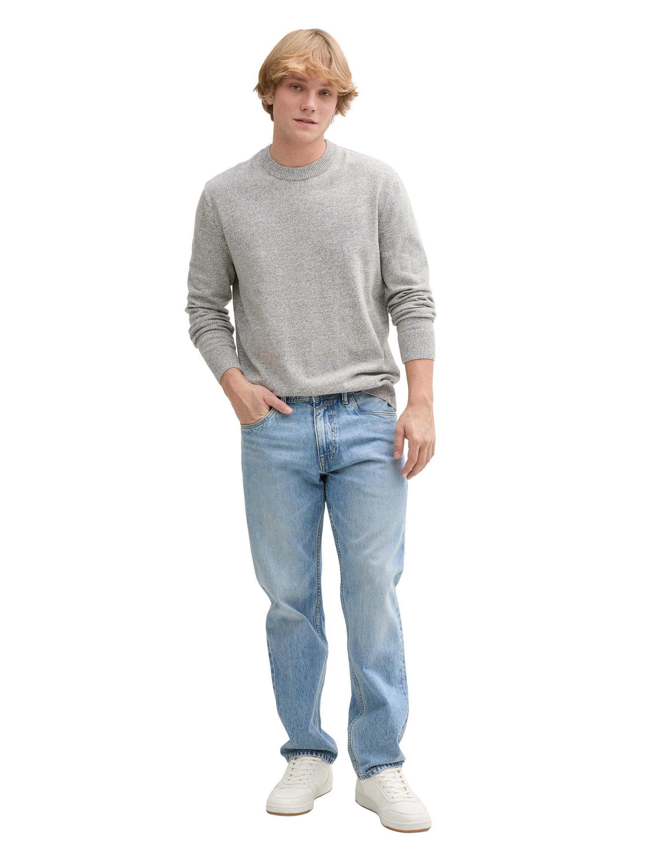 Tom Tailor Denim Gebreide trui in gemêleerde look