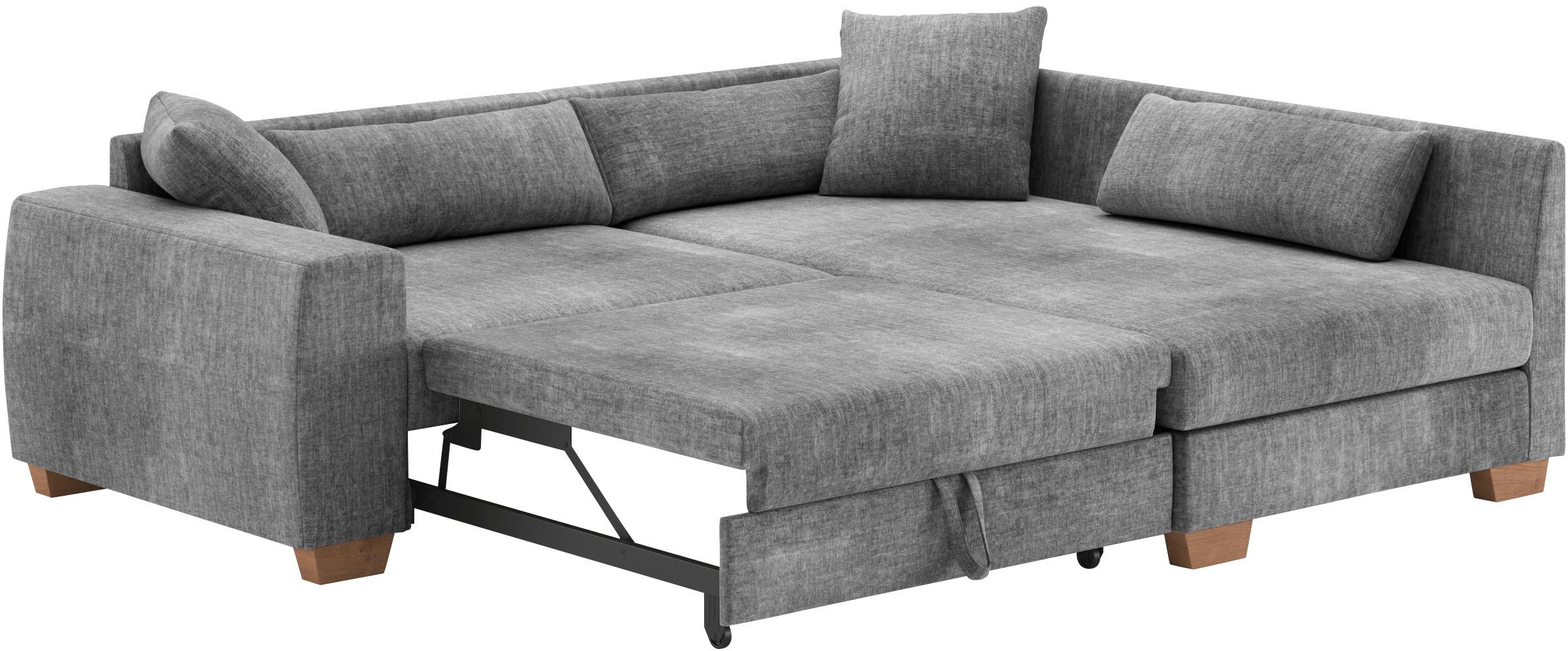 Mr. Couch Hoekbank Helena L-vorm met pocketvering, optioneel met slaapfunctie