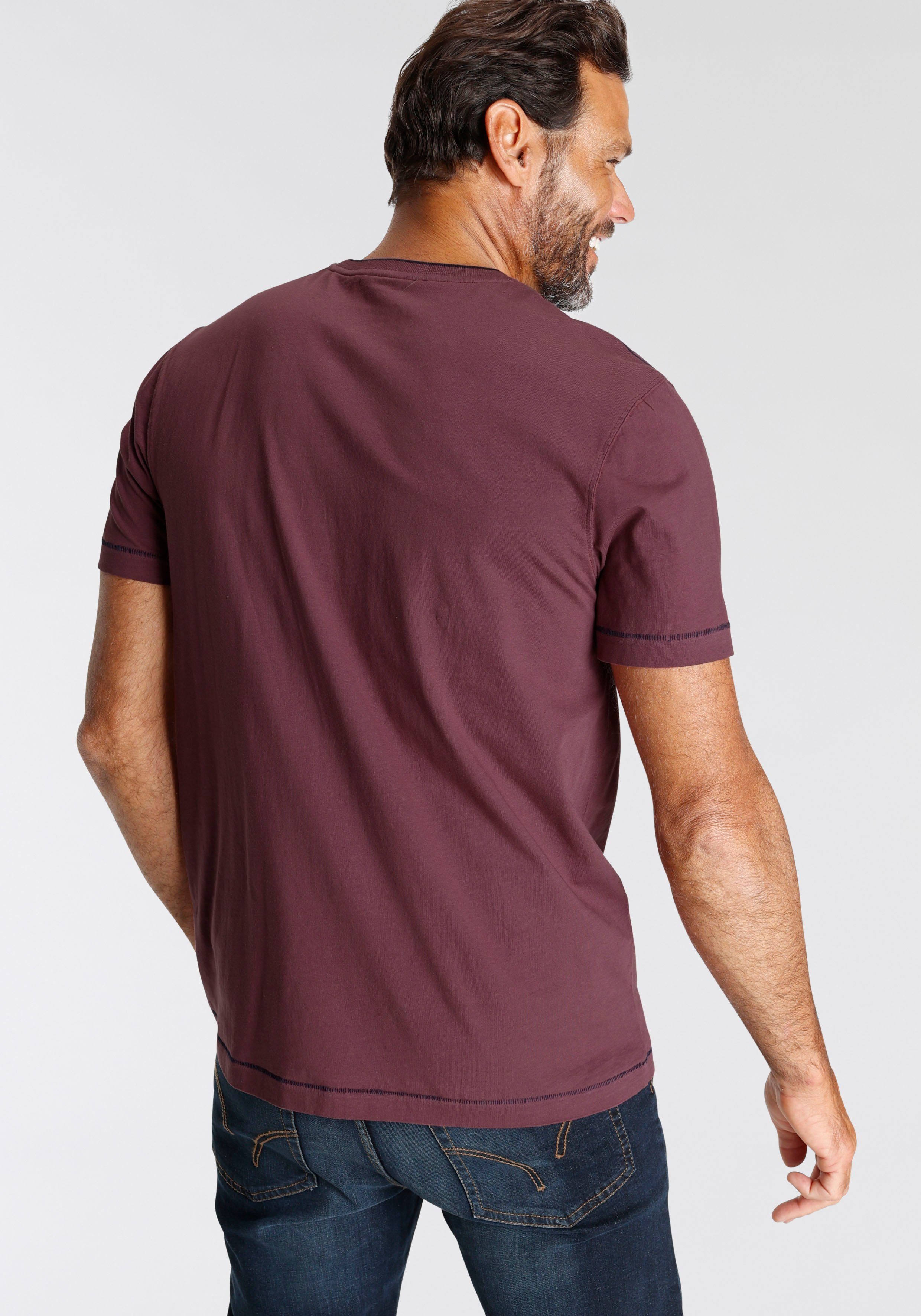 Man's World T-shirt Korte mouwen, casual print, van katoen
