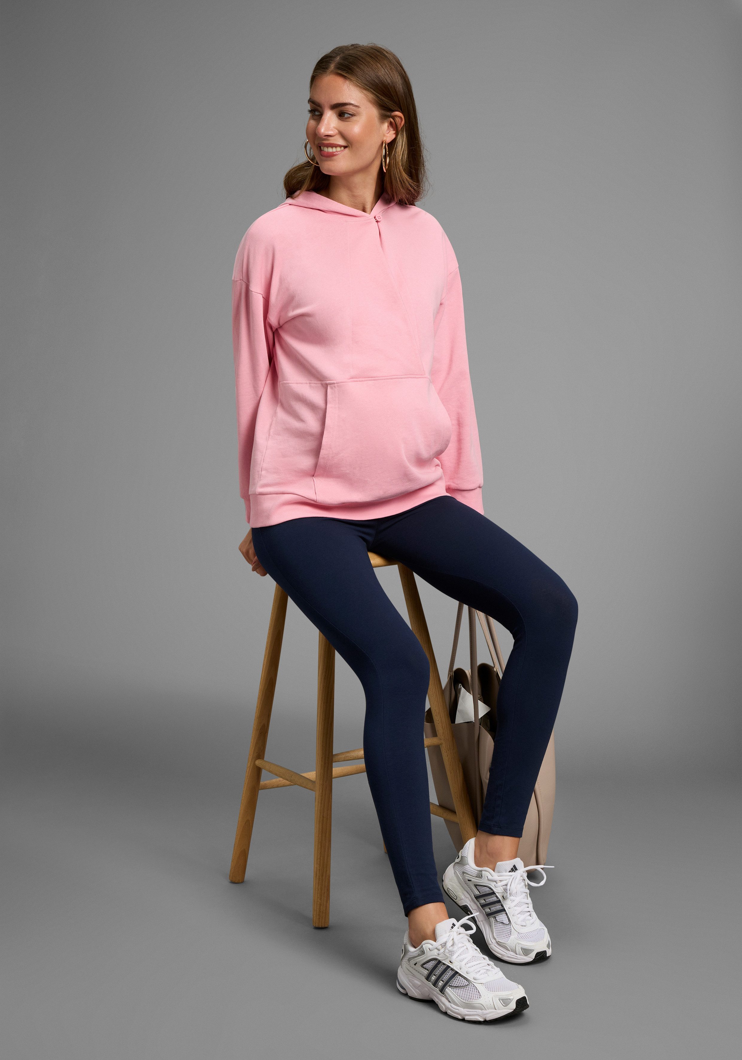 Neun Monate Zwangerschapsbroek 2 Stuks zwangerschapsbroeken voor zwangerschap en borstvoeding (set, 2-delig)