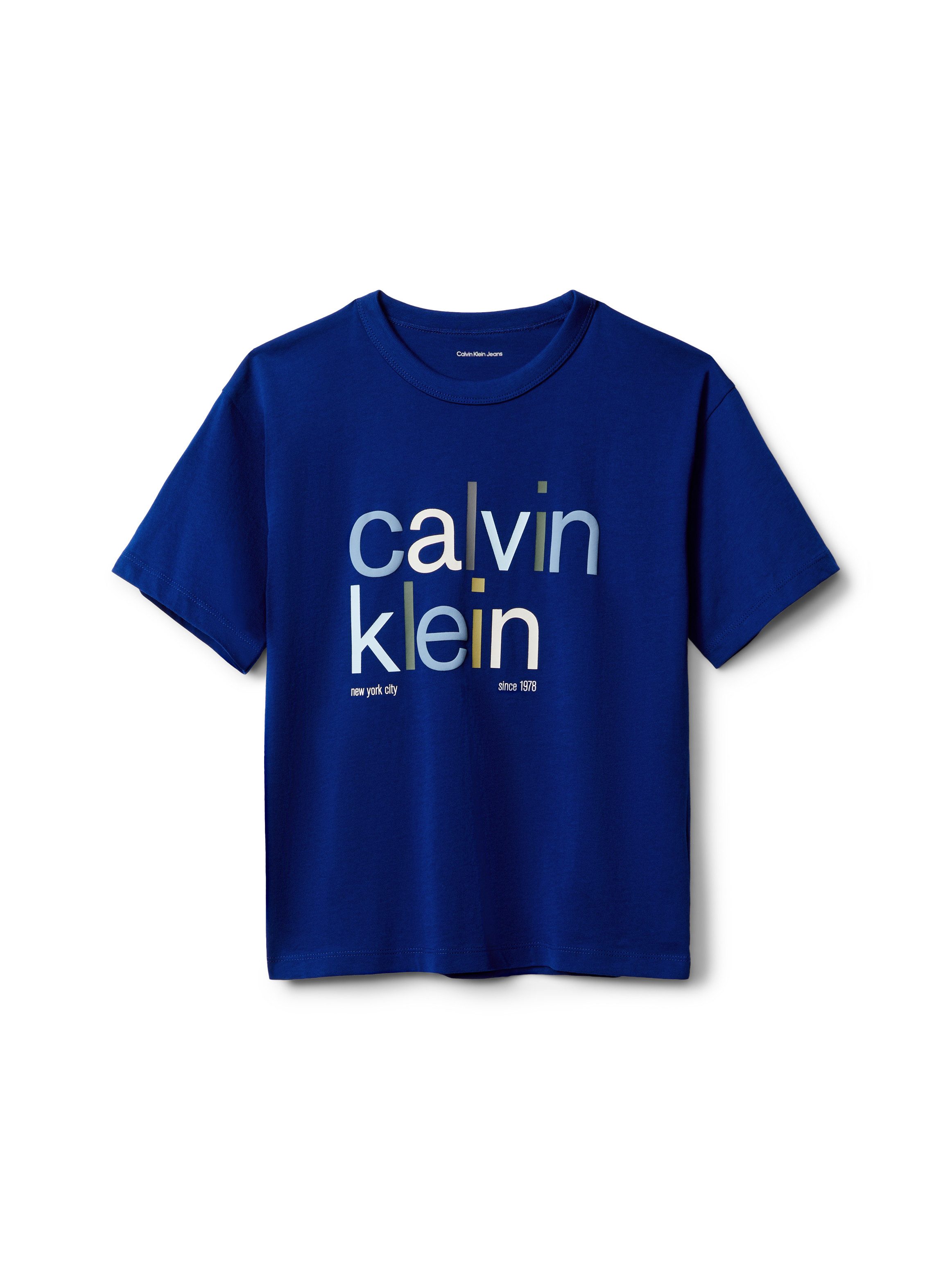 Calvin Klein T-shirt COLOR LOGO GRAPHIC SS T-SHIRT voor kinderen tot 16 jaar, logo-opschrift