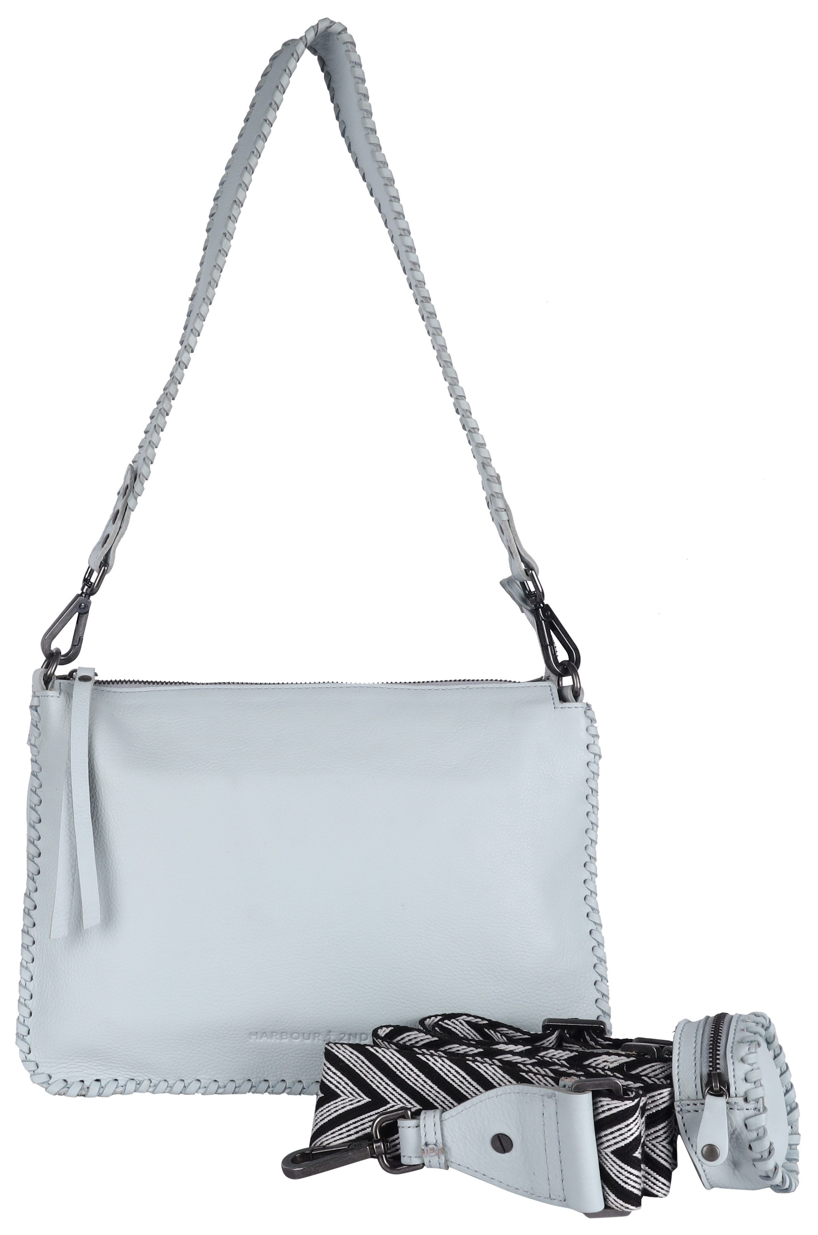 HARBOUR 2nd Handtas Gisele schoudertas met mooie textiel schouderriem