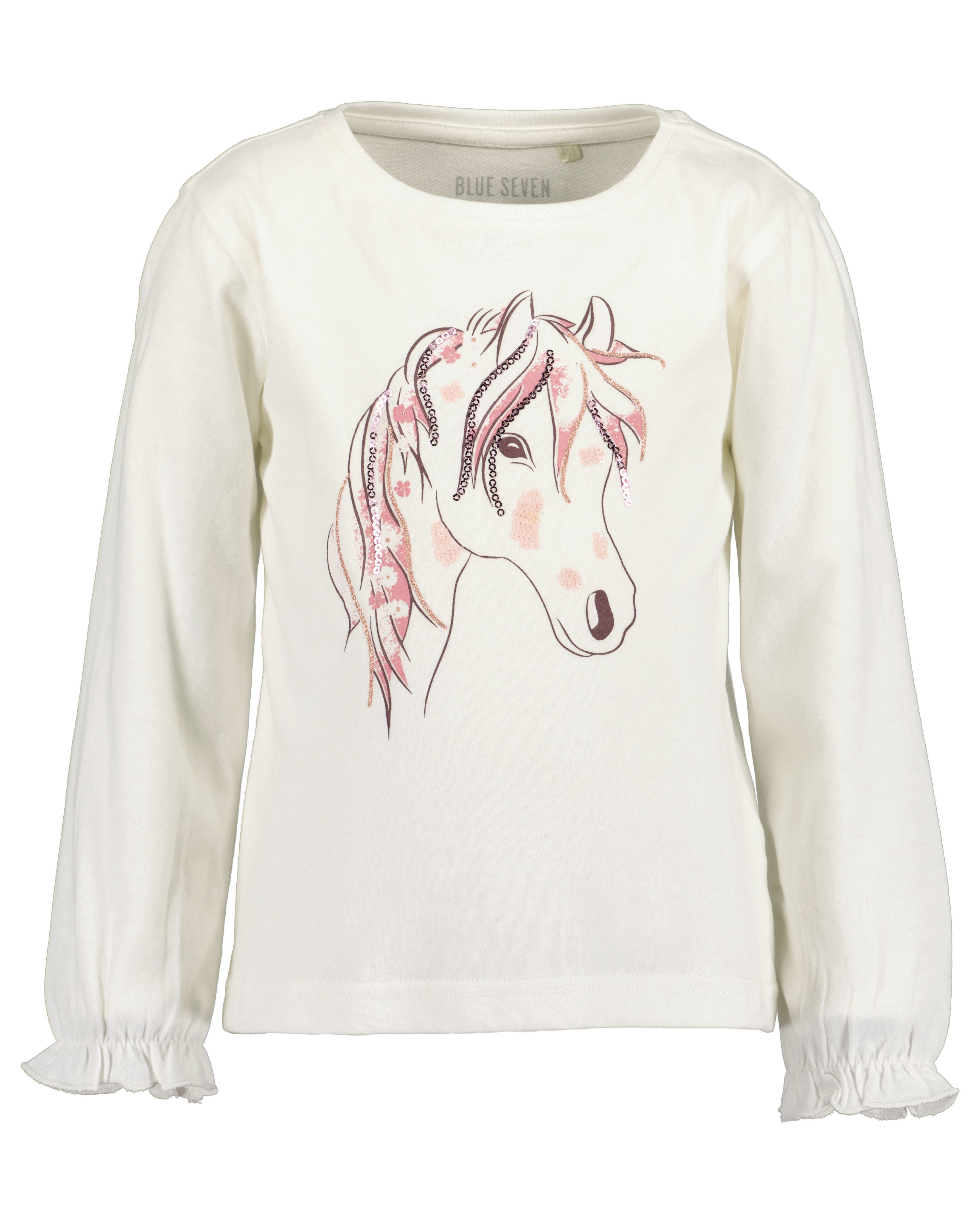 Blue Seven Shirt met lange mouwen meisjes shirts met lange mouwen maat 92 wit