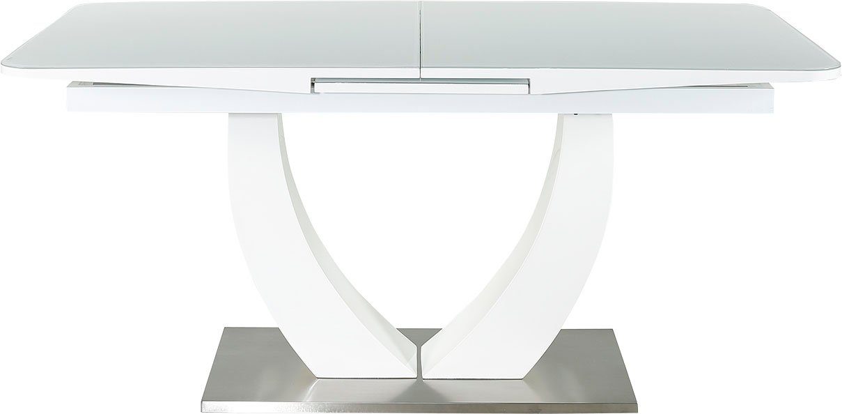 Jockenhöfer Gruppe Eettafel Ulm Hoogglans, met gesynchroniseerde lades, breedte 160-200 cm