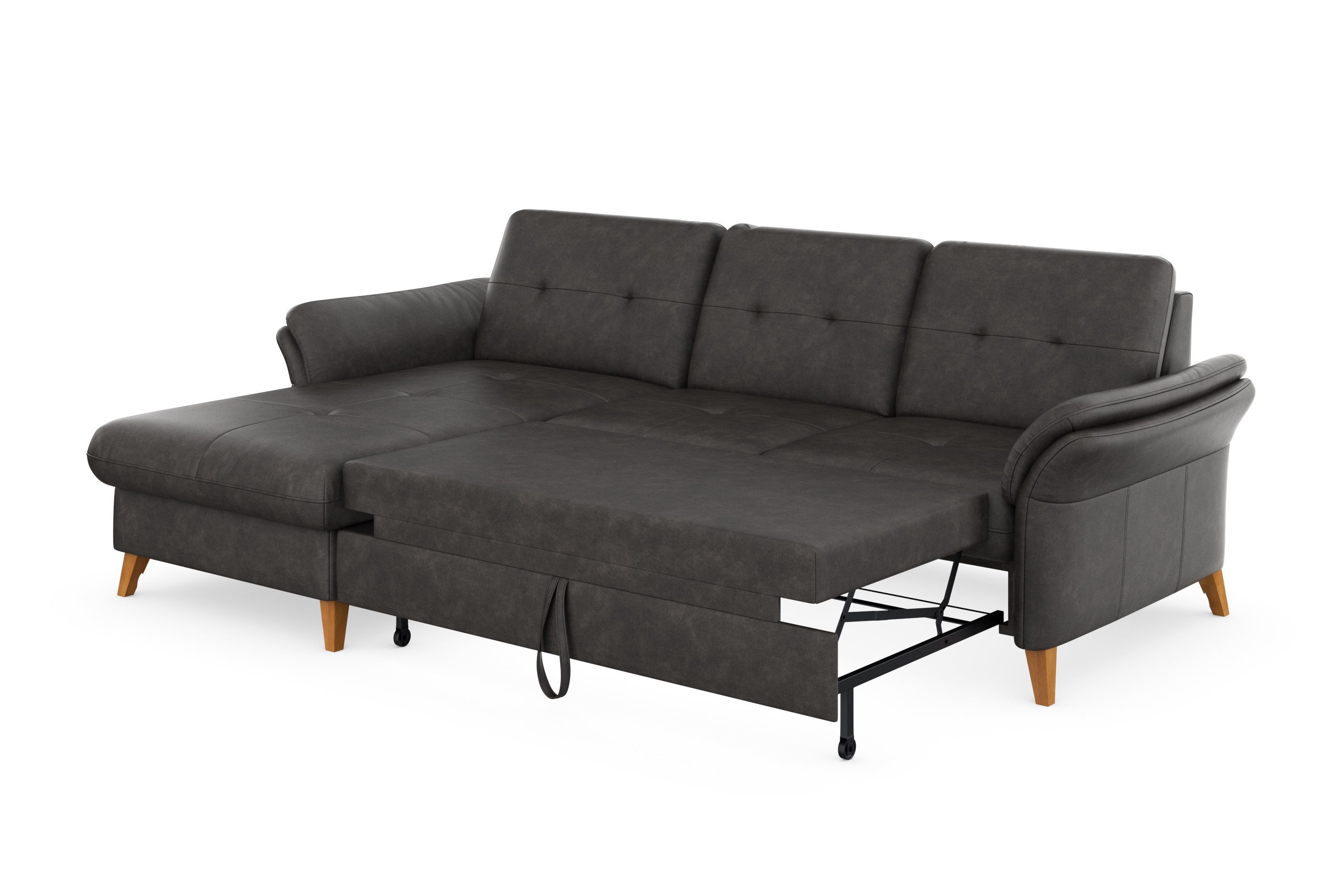 sit&more Hoekbank Göteborg Zitdiepteverstelling en binnenvering, naar keuze met slaapfunctie