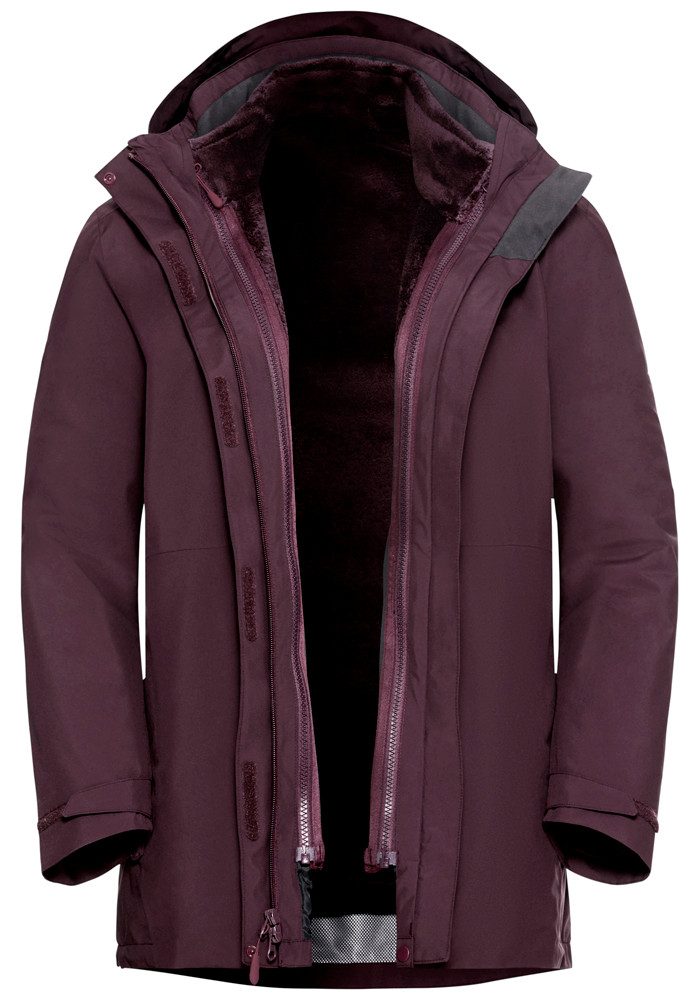 Jack Wolfskin Functioneel 3-in-1-jack ROTWAND 3IN1 JKT W