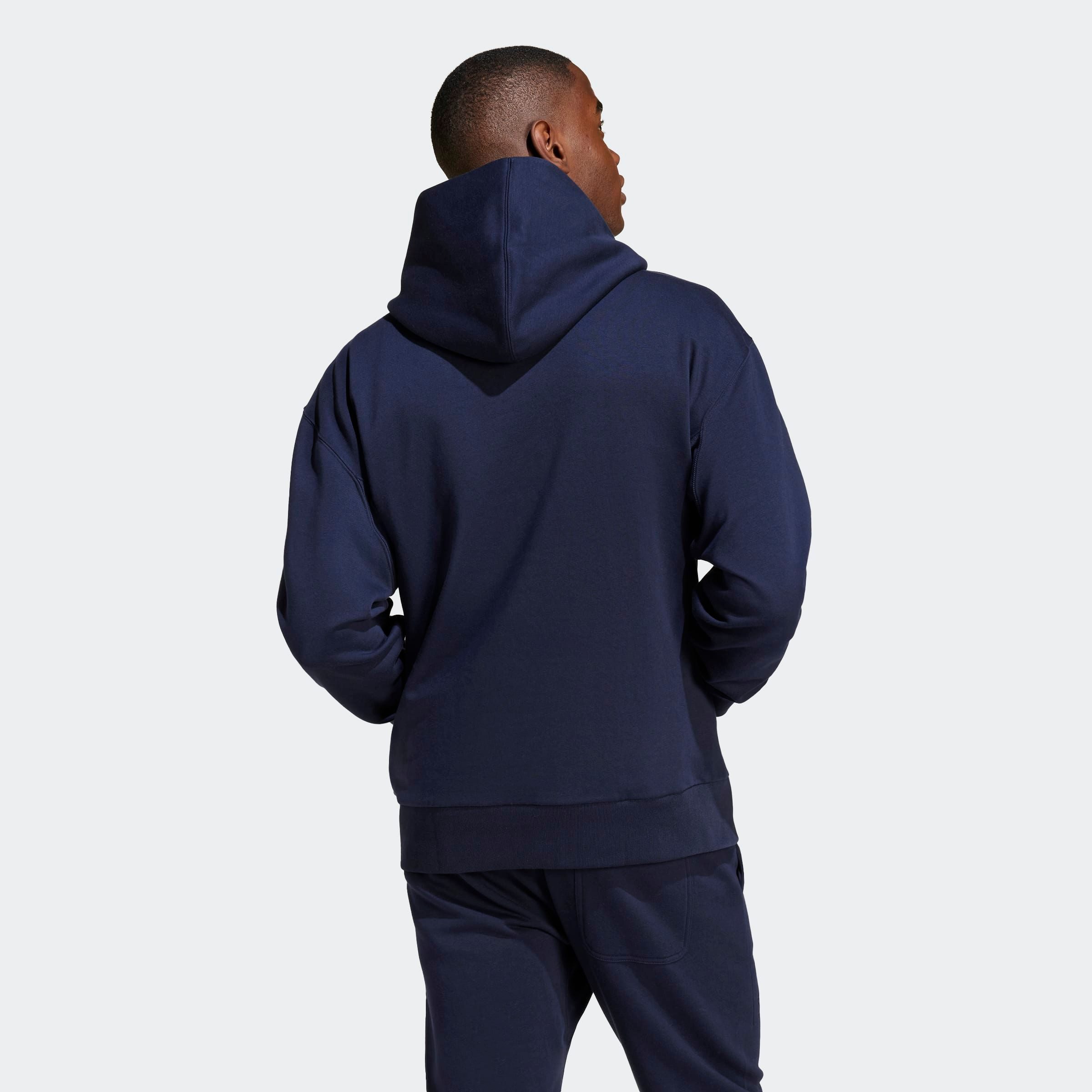 adidas Sportswear Hoodie M A SZN FL HD zacht fleecemateriaal (1-delig)