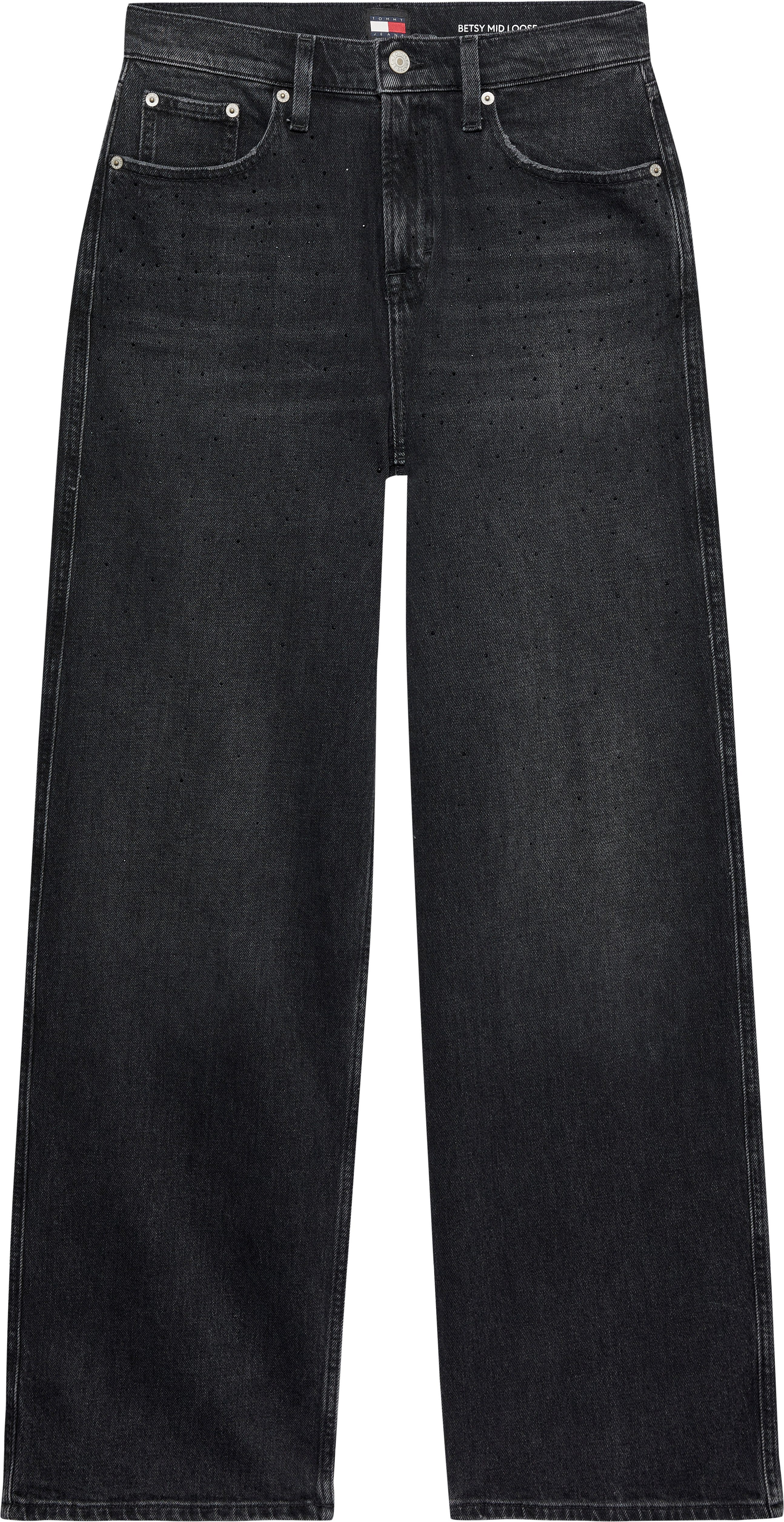 TOMMY JEANS Loose fit jeans met logo-badge