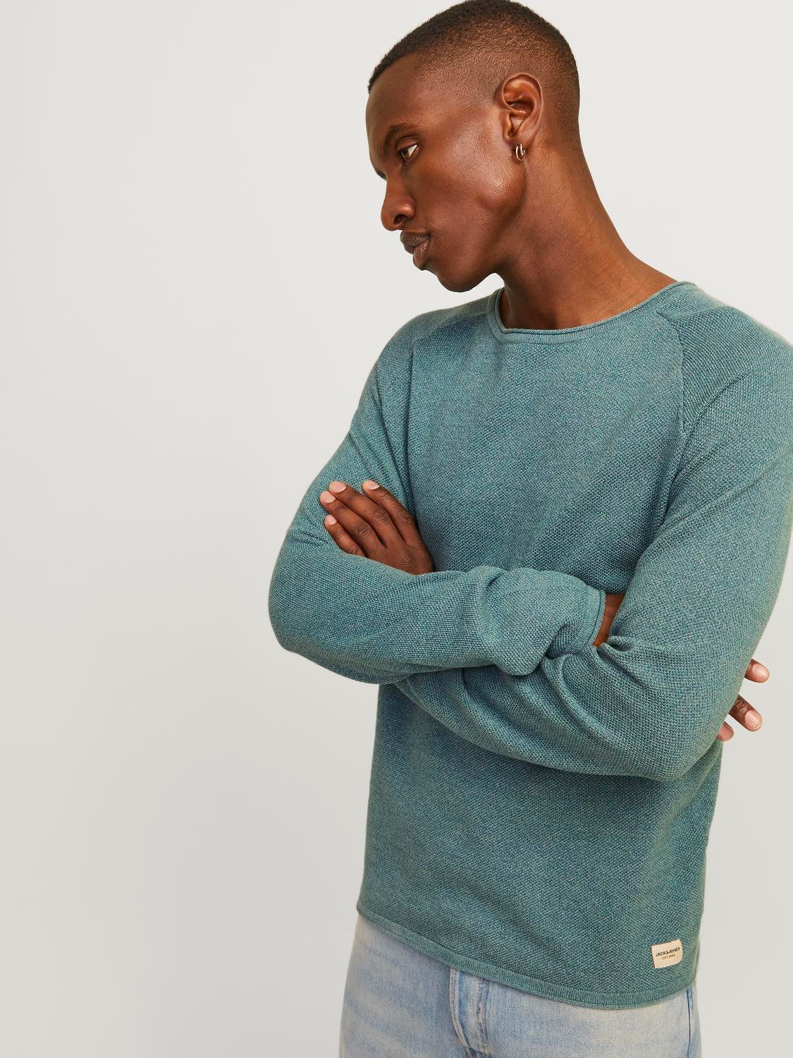 Jack & Jones Trui met ronde hals JJEHILL KNIT CREW NECK NOOS