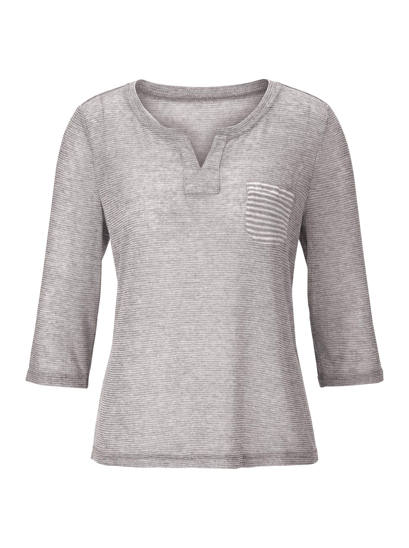 Casual Looks Shirt met 3/4 mouwen Shirt (1-delig)