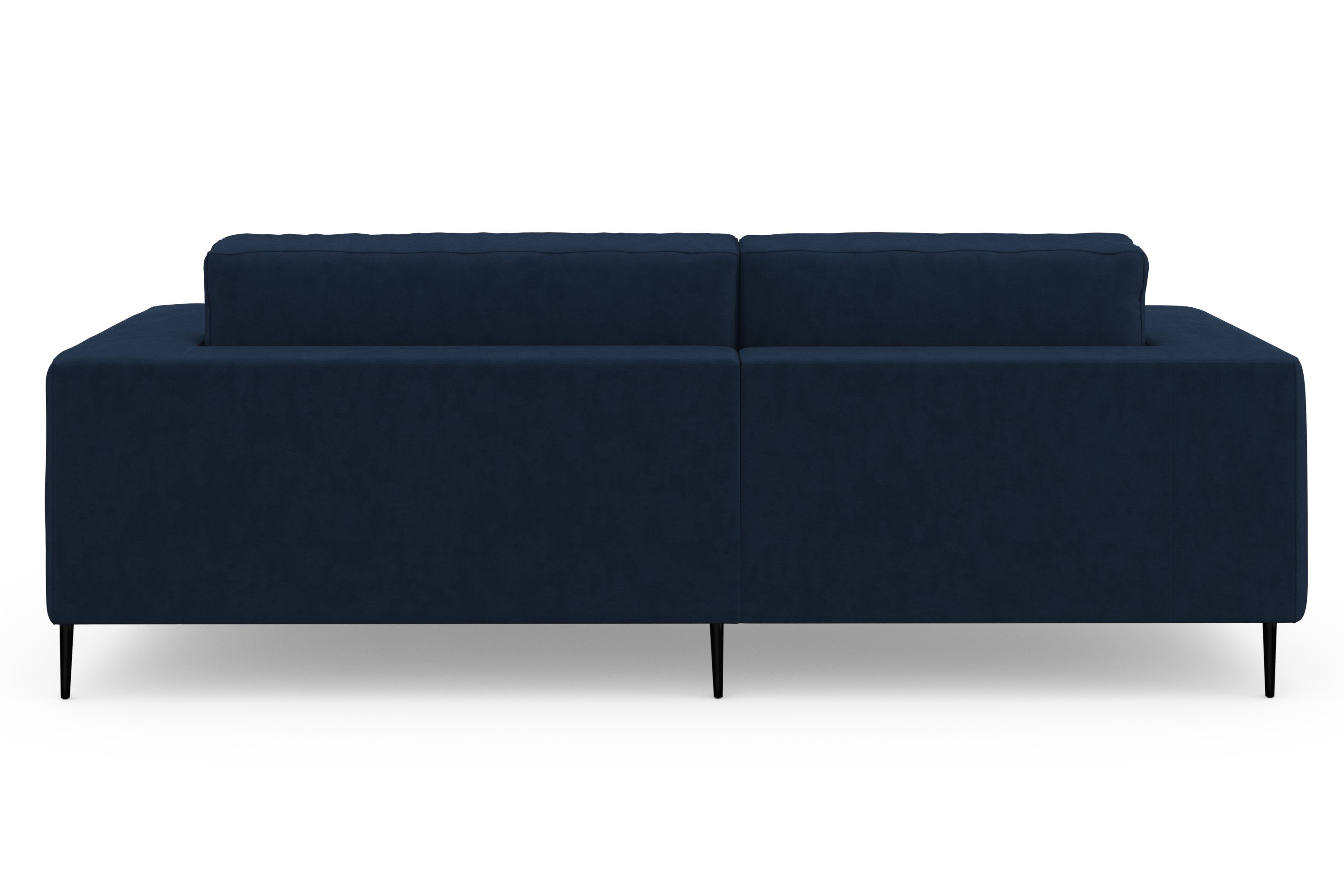 DOMO collection Hoekbank Modica compact en elegant, breedte 244, L-vorm moderne uitstraling met extra brede chaise longue, ook in corduroy