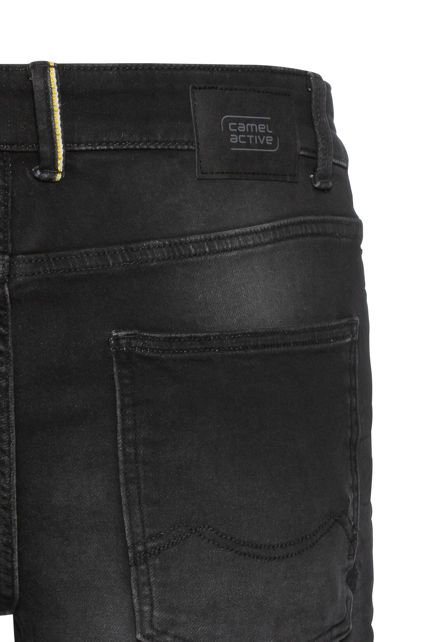 camel active Jeansshort met wash-look
