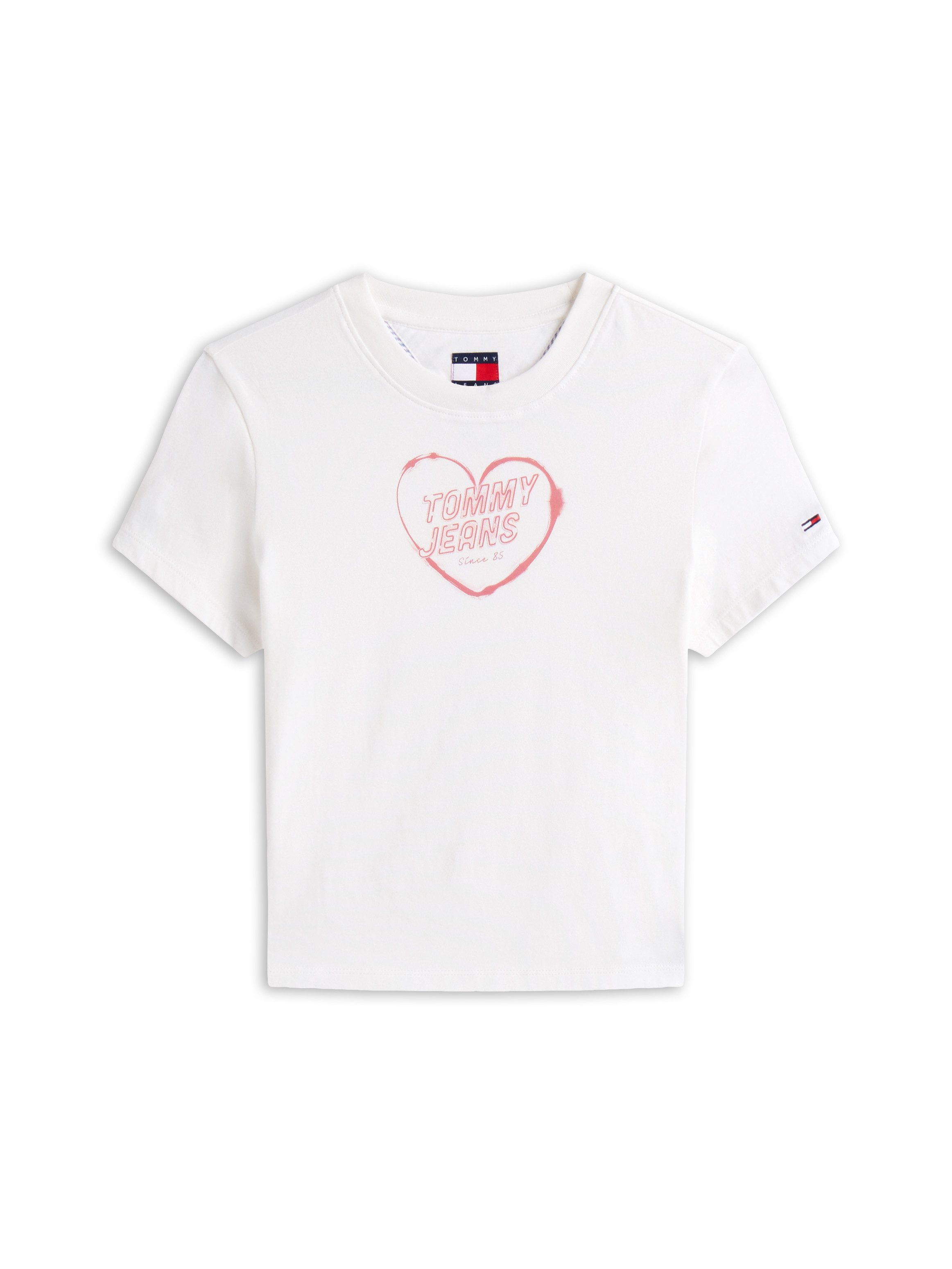 TOMMY JEANS Shirt met korte mouwen TJW SLIM SH HEART TEE