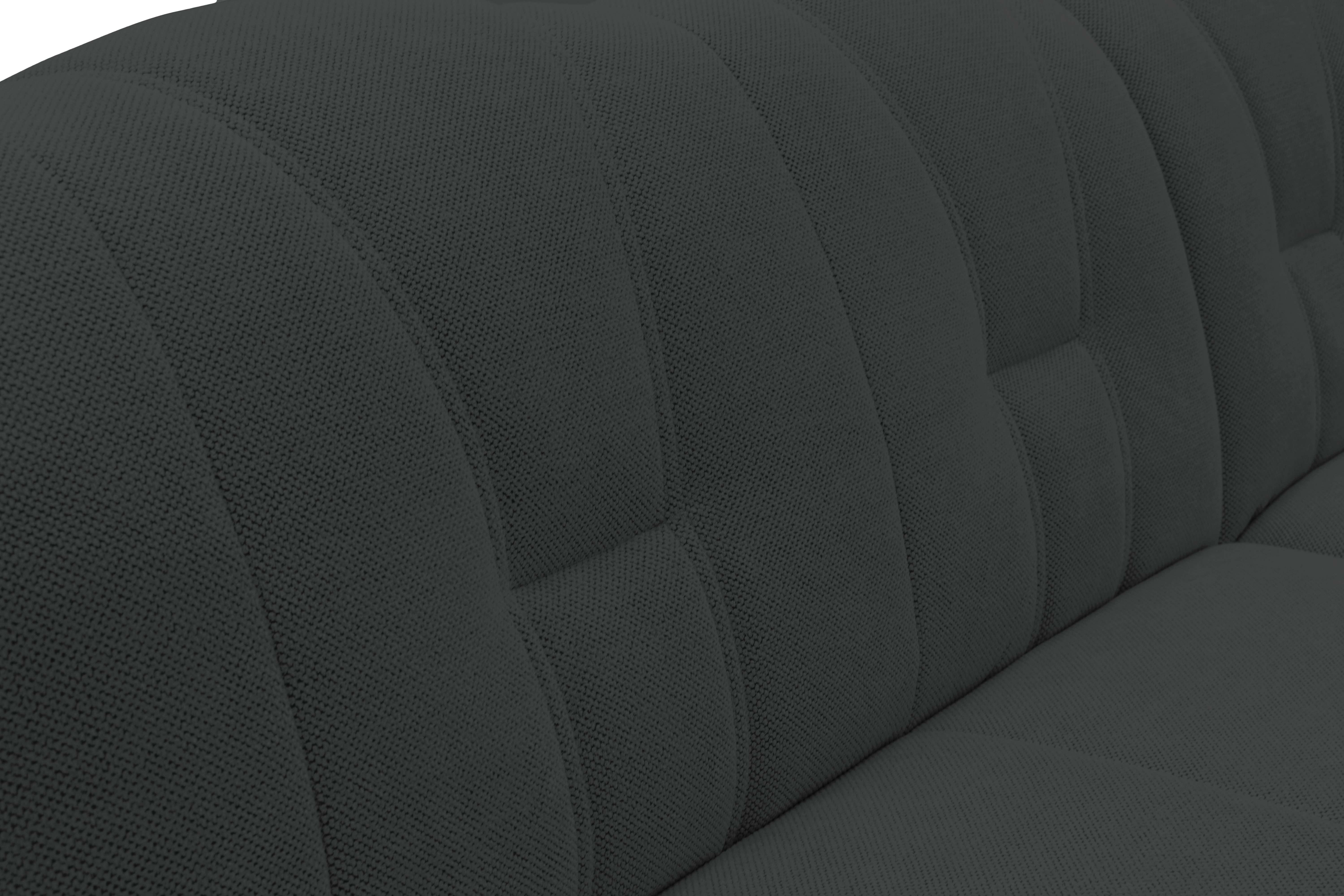 DOMO collection Zithoek Flores ook in leren bekleding, B/D/H: 293/180/86 cm, U-vorm (3 stuks)