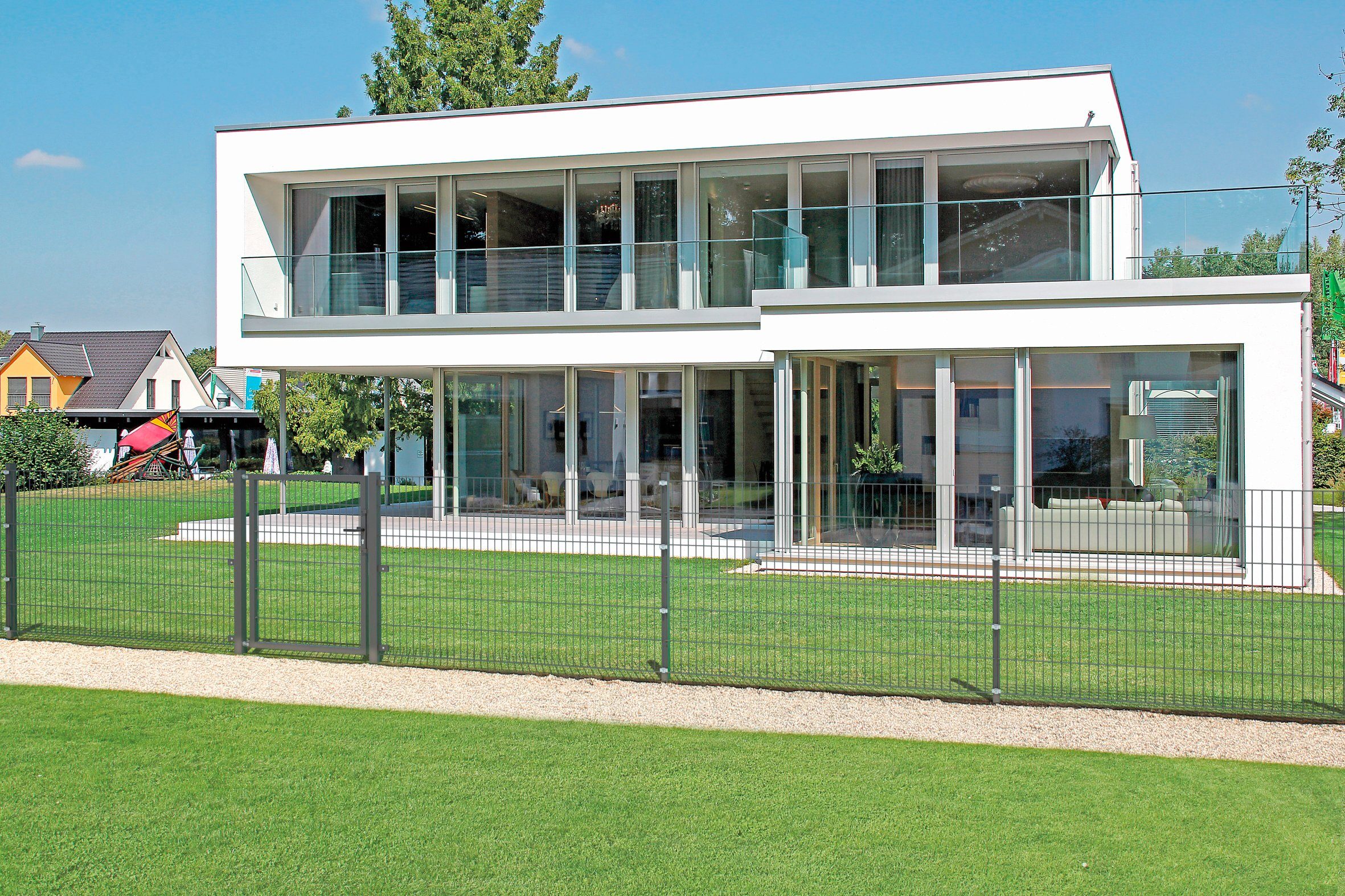 GAH Alberts Dubbelstaafmat hekwerk Basisset Hoogte: 80 - 160 cm, totale lengte: 4 - 30 m, voor plaatsing in beton (set)
