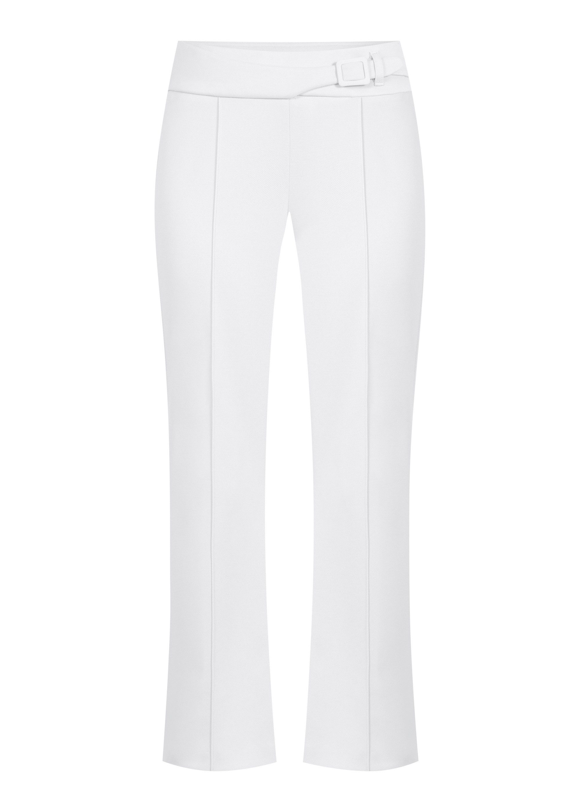 Stehmann Stoffen broek met riemgesp