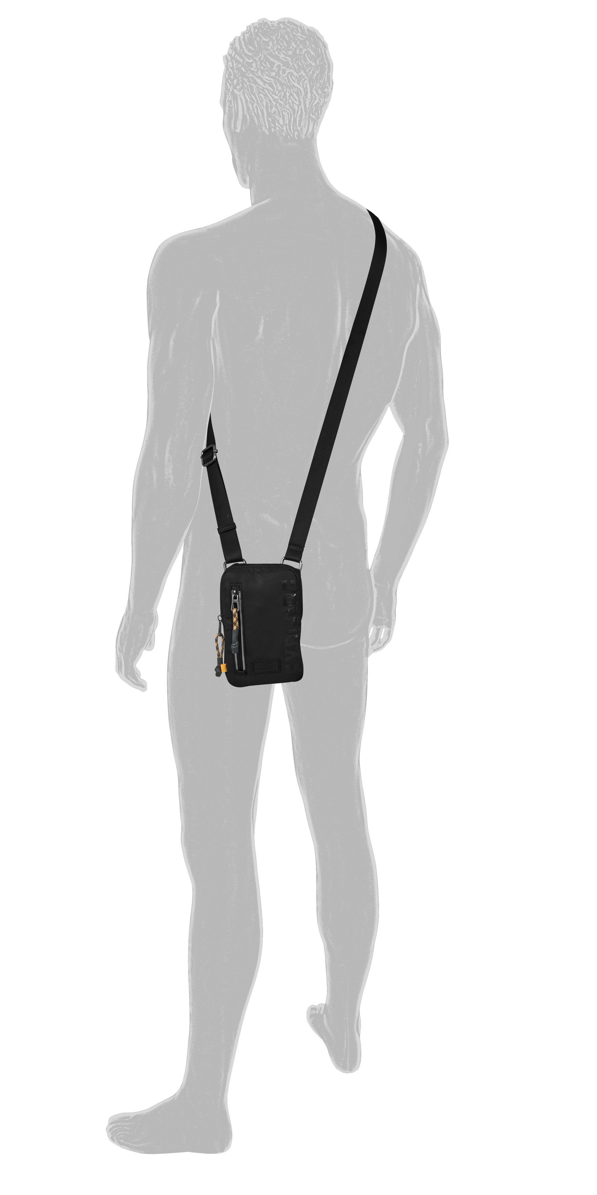 camel active Gsm-tasje Explore waterafstotend gerecycled nylon en reflecterende ritsen