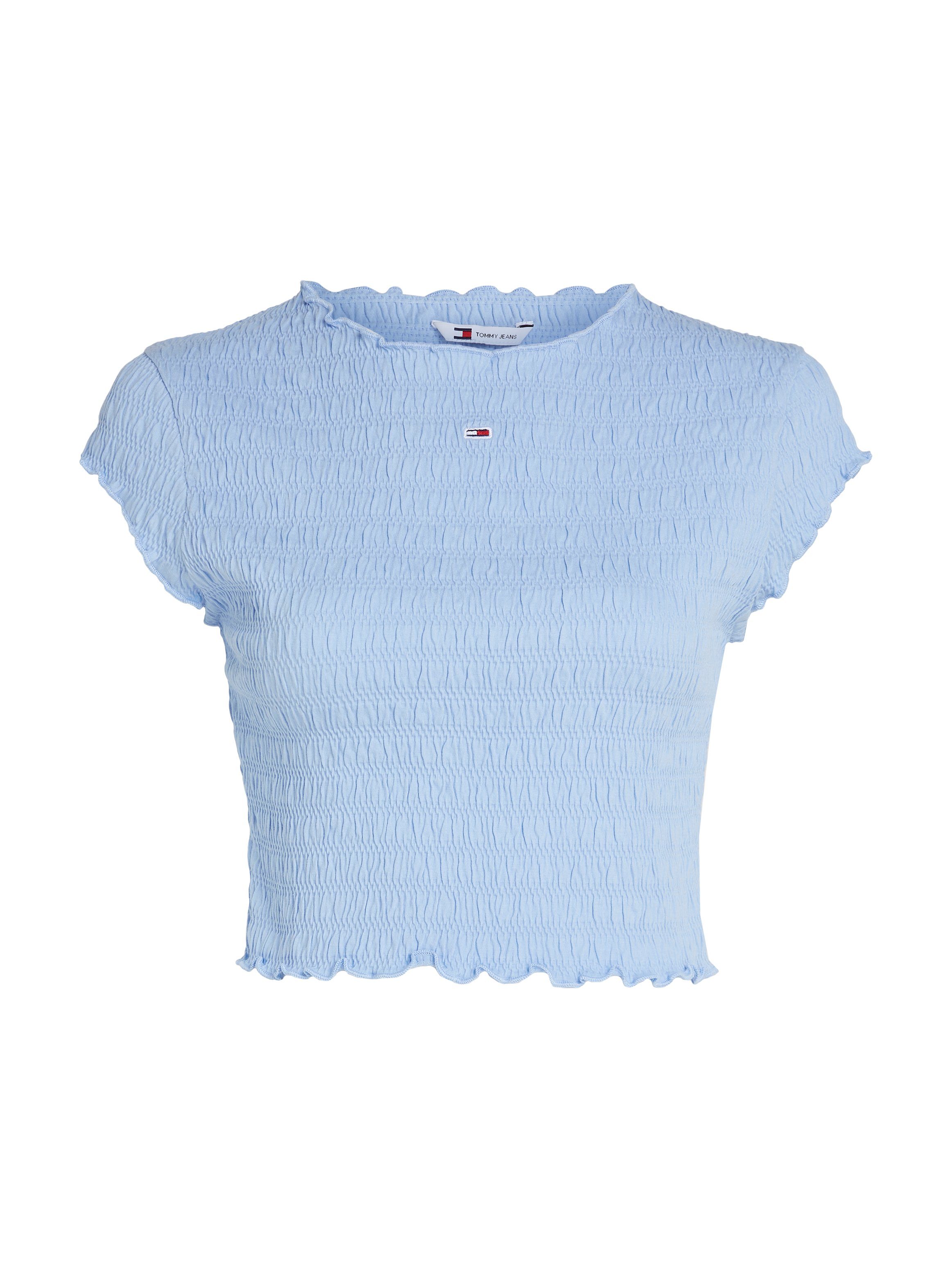 TOMMY JEANS Shirt met ronde hals TJW SLIM SMOCK TEE
