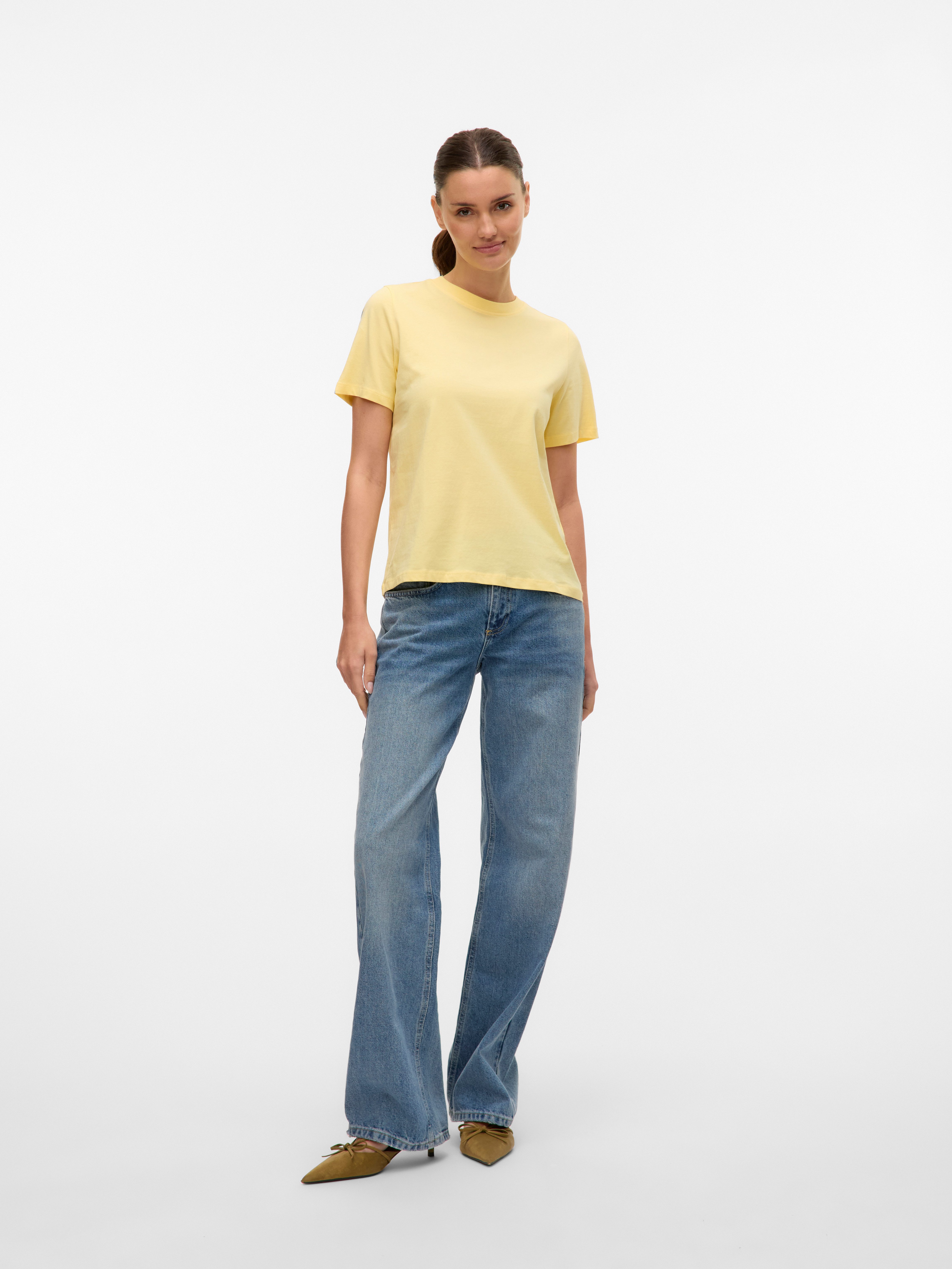 Vero Moda Shirt met korte mouwen VMPAULINA SS T-SHIRT GA JRS NOOS