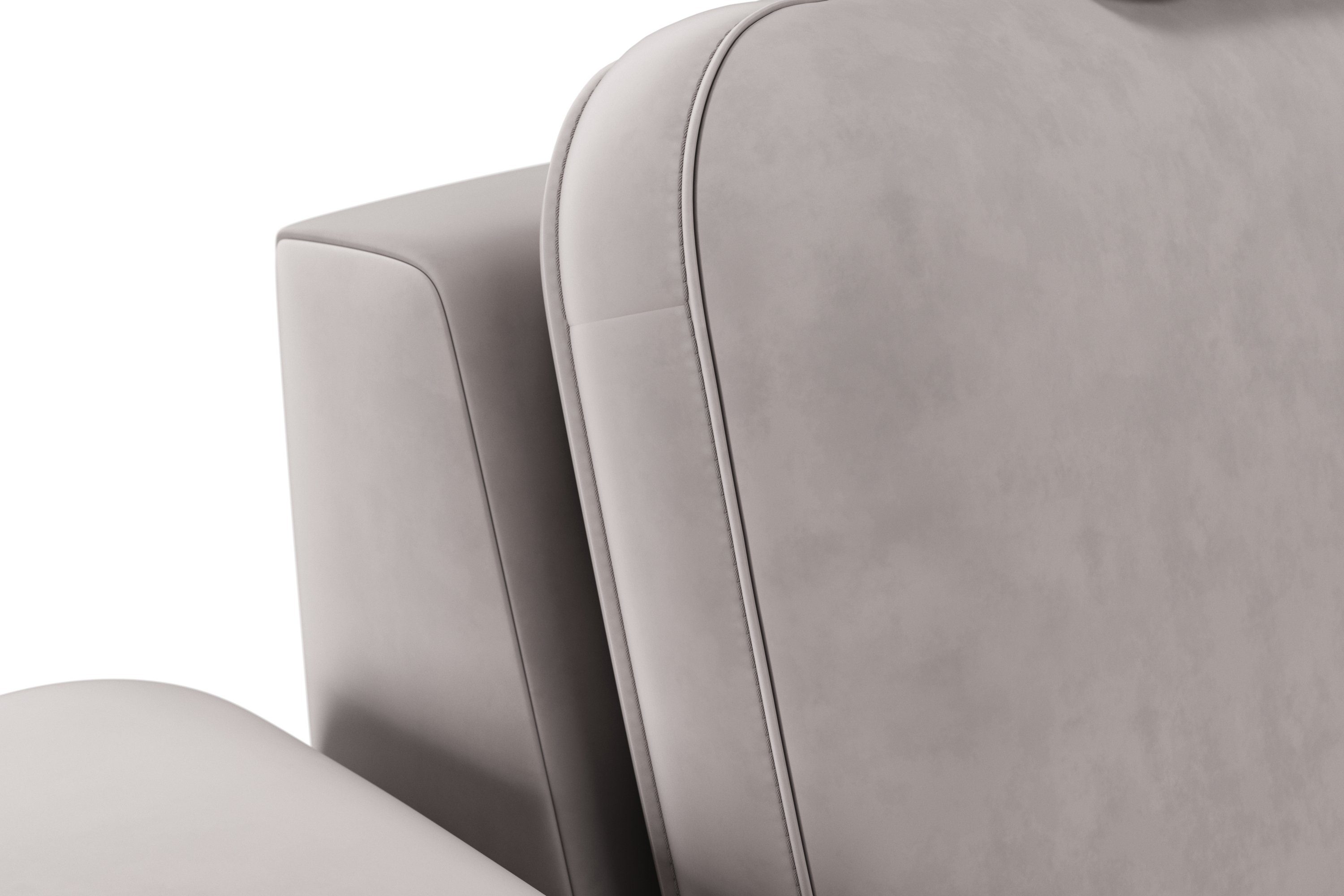 sit&more Hoekbank Bendigo L-vorm inclusief zitdiepteverstelling, bodemvrijheid 15 cm, in 2 pootkleuren