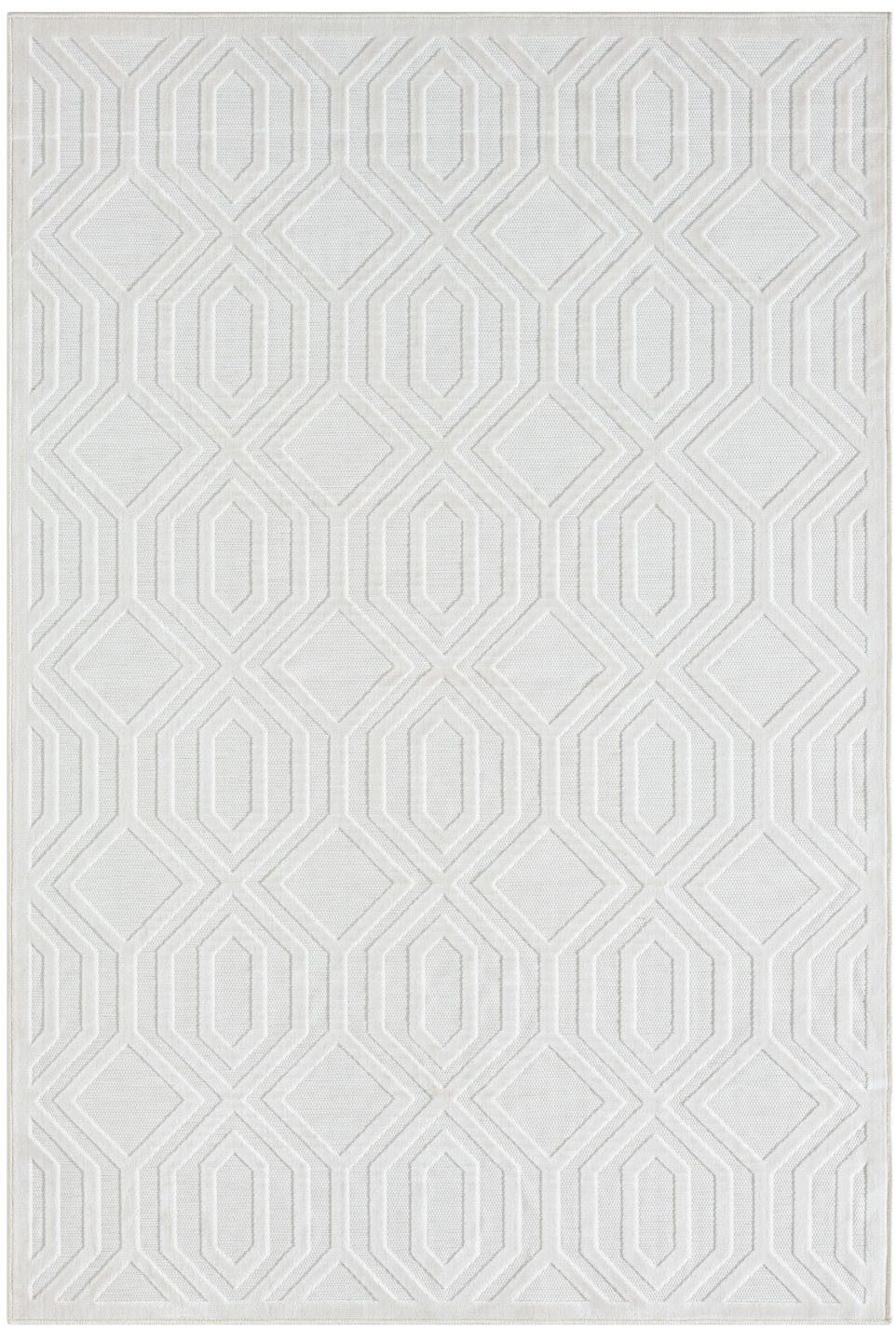 Myflair Möbel & Accessoires Vloerkleed Haven voorraadopruiming Ruitenmotief, hoog-laag effect, geschikt voor buiten, balkon, terras