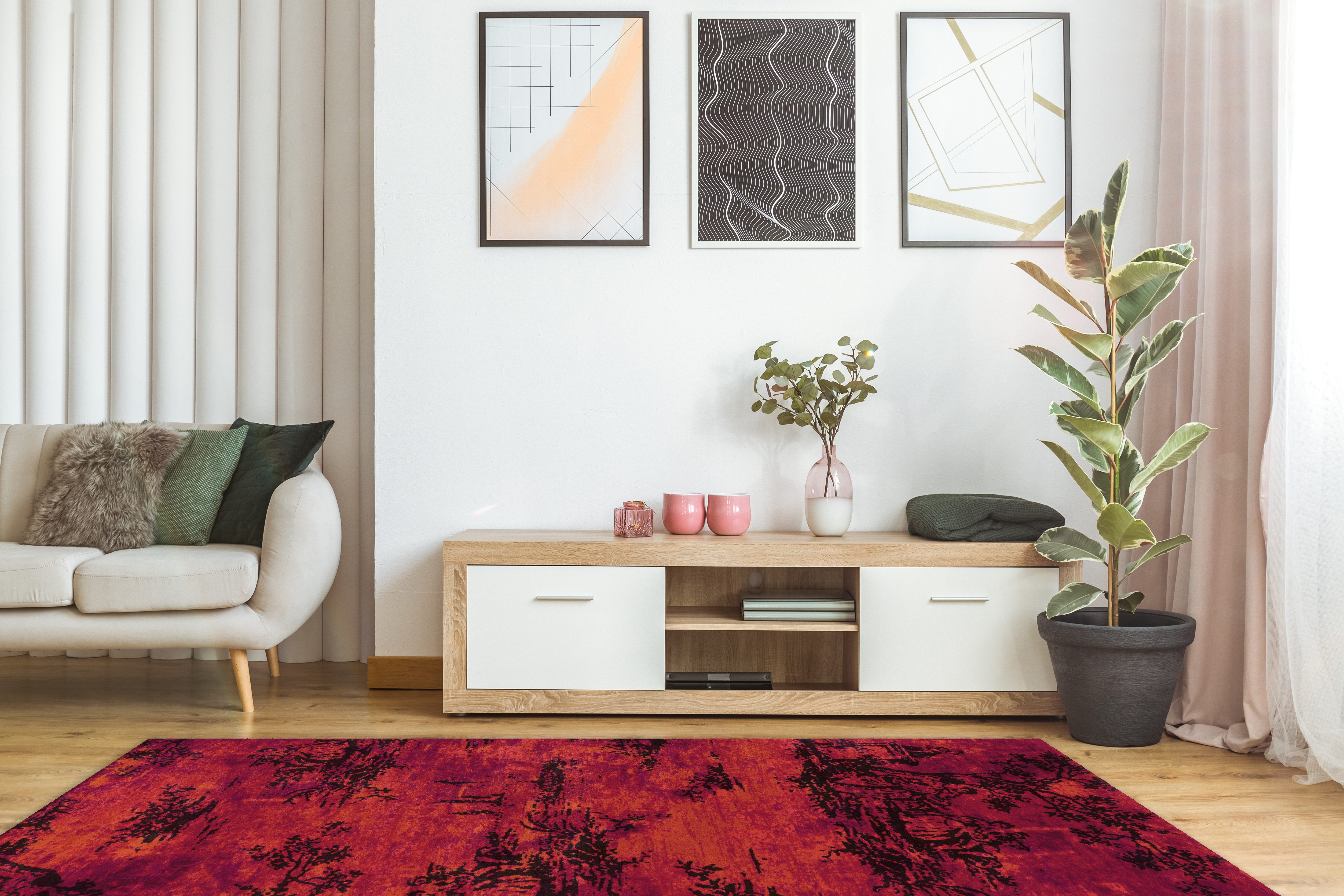aRTE ESPINA Vloerkleed Vintage 5206 Onderhoudsvriendelijk en robuust, kortpolig, vintage-ontwerp