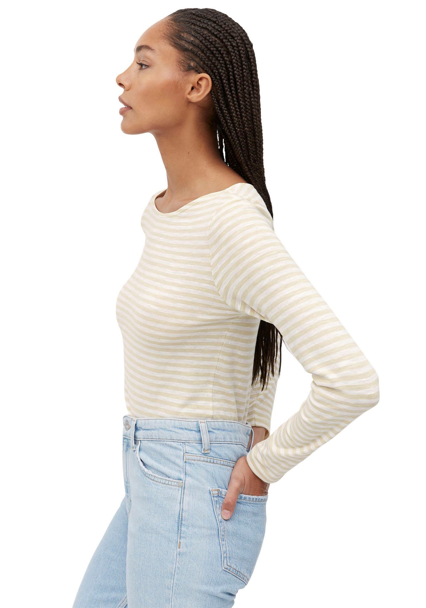 Marc O'Polo Shirt met lange mouwen met lichte boothals