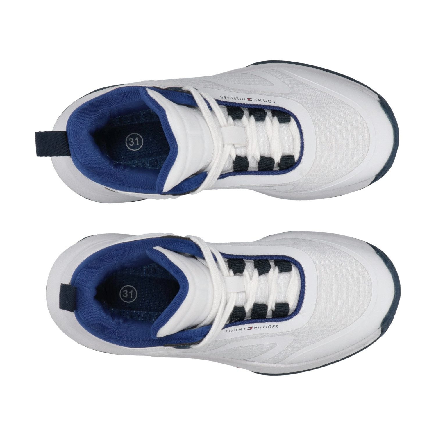 Tommy Hilfiger Sneakers , retro sneaker, veterschoenen met opvallende zool