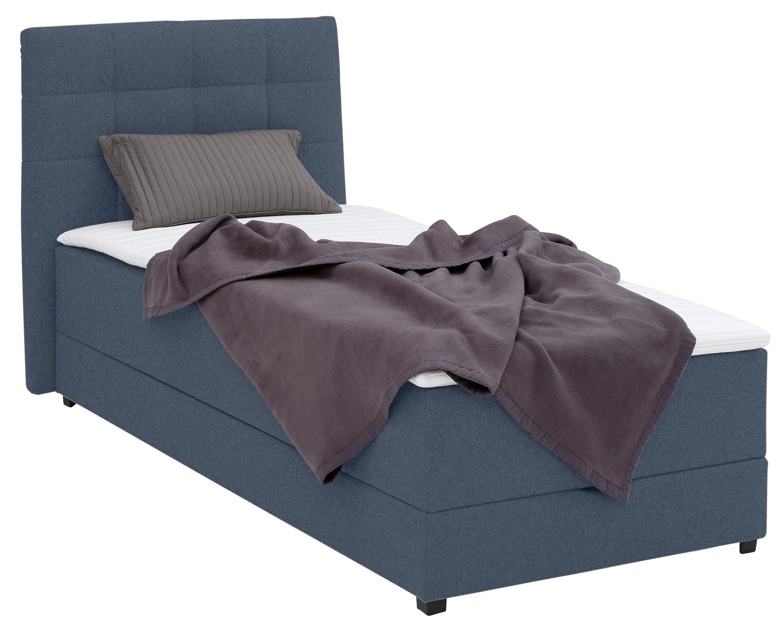 Lüttenhütt Boxspring Mieke incl. bedkist en topmatras, bekleding geïmpregneerd, 2 breedtes