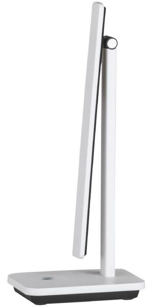 EGLO Tafellamp INIESTA LED tafellamp, wit-zwart, touchsensor, dimbaar, USB Nachttafellamp touch dimbaar, USB-oplaadfunctie, wit en zwart (1 stuk)