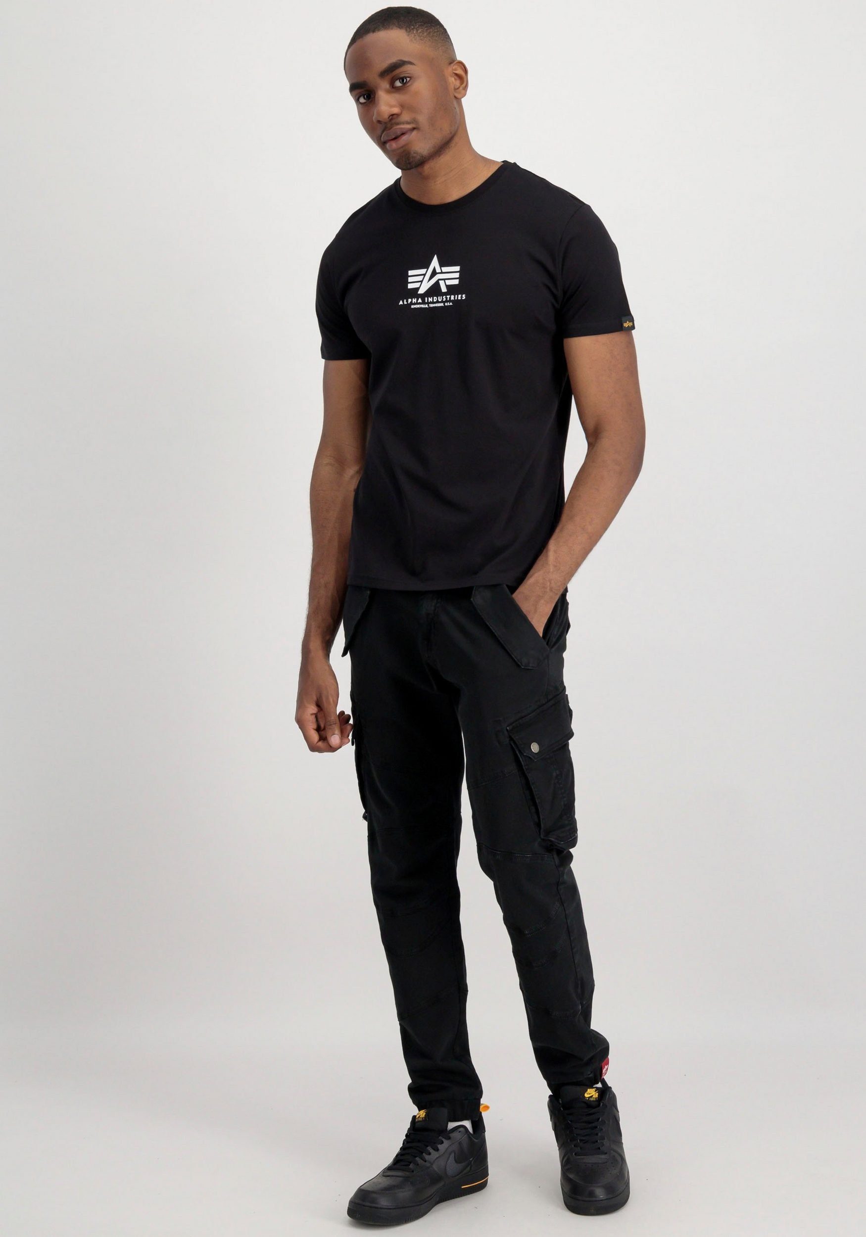 Alpha Industries Shirt met ronde hals Basic T ML