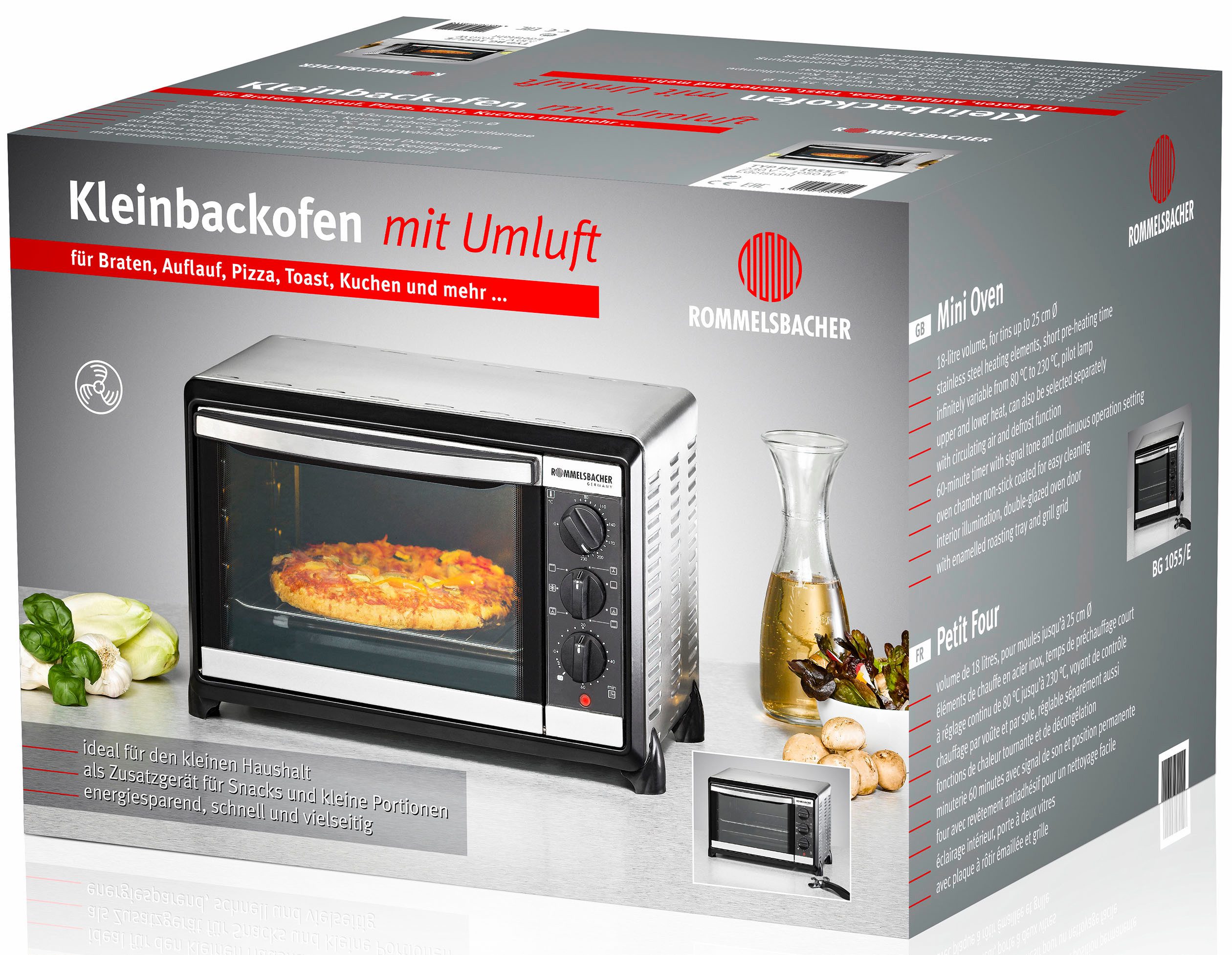Rommelsbacher Mini-oven BG 1055/E