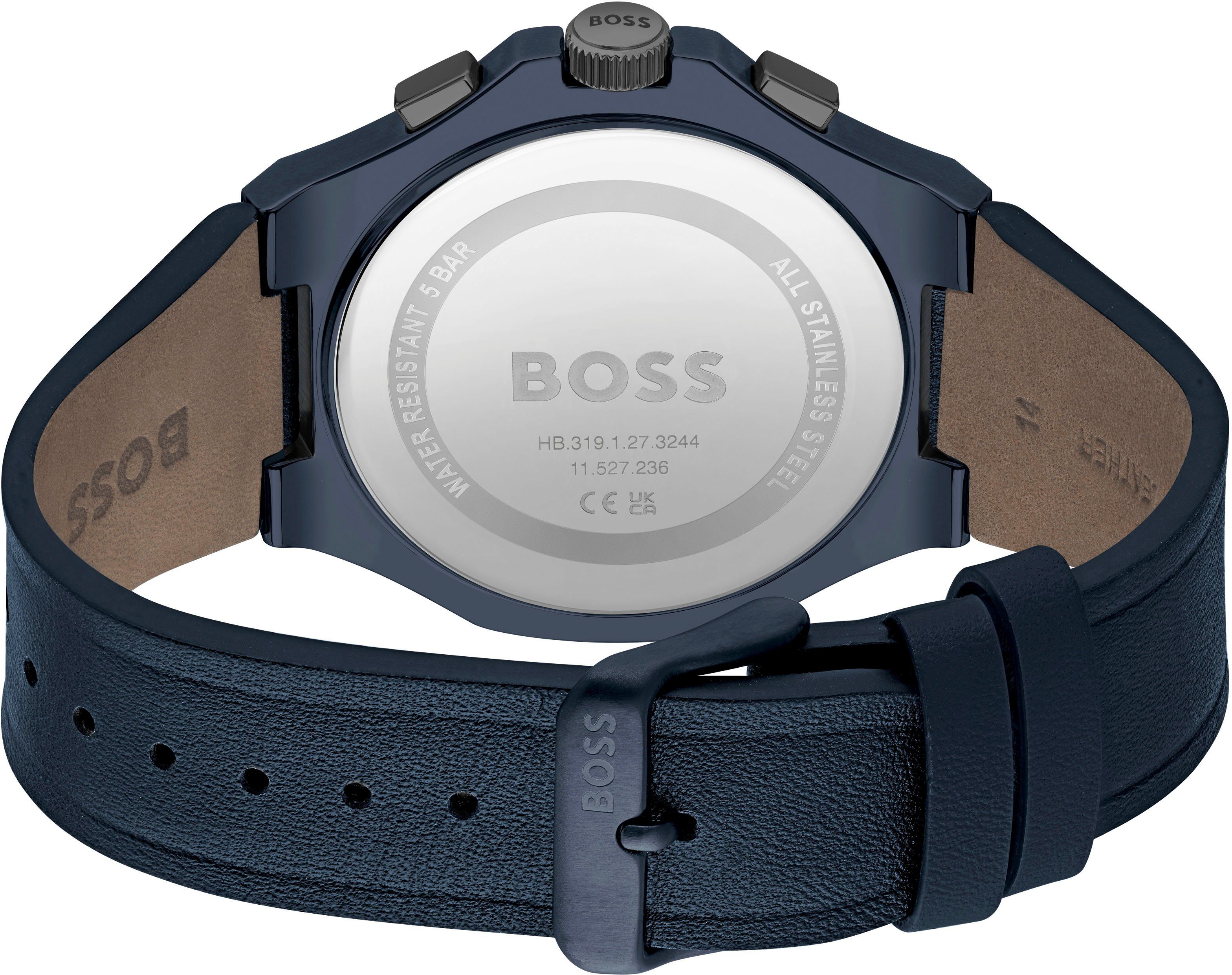 Boss Chronograaf TAPER Quartzhorloge, herenhorloge, horloge, stopwatchfunctie, roestvrijstalen band