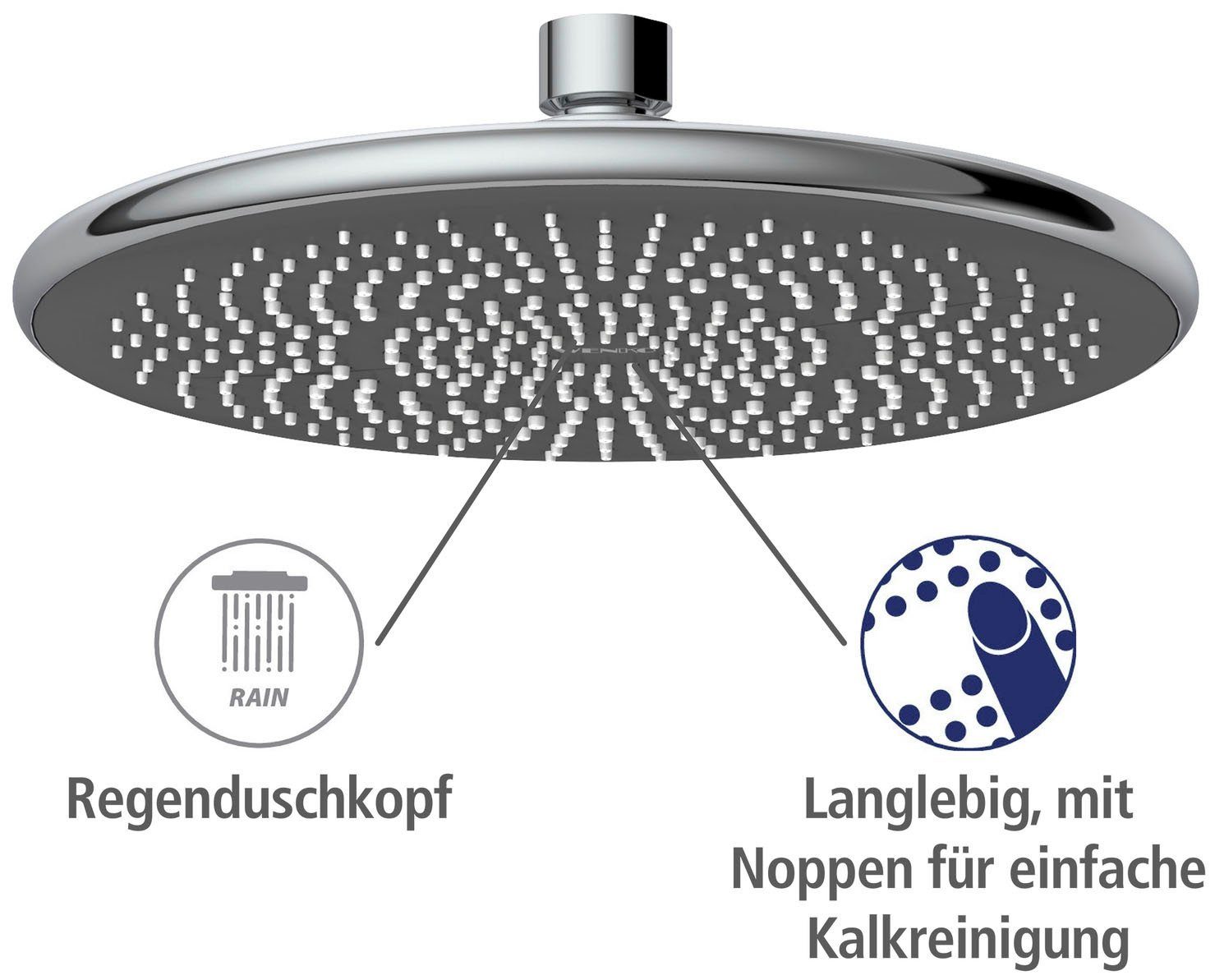 WENKO Regendouchekop Watersaving (1-delig)