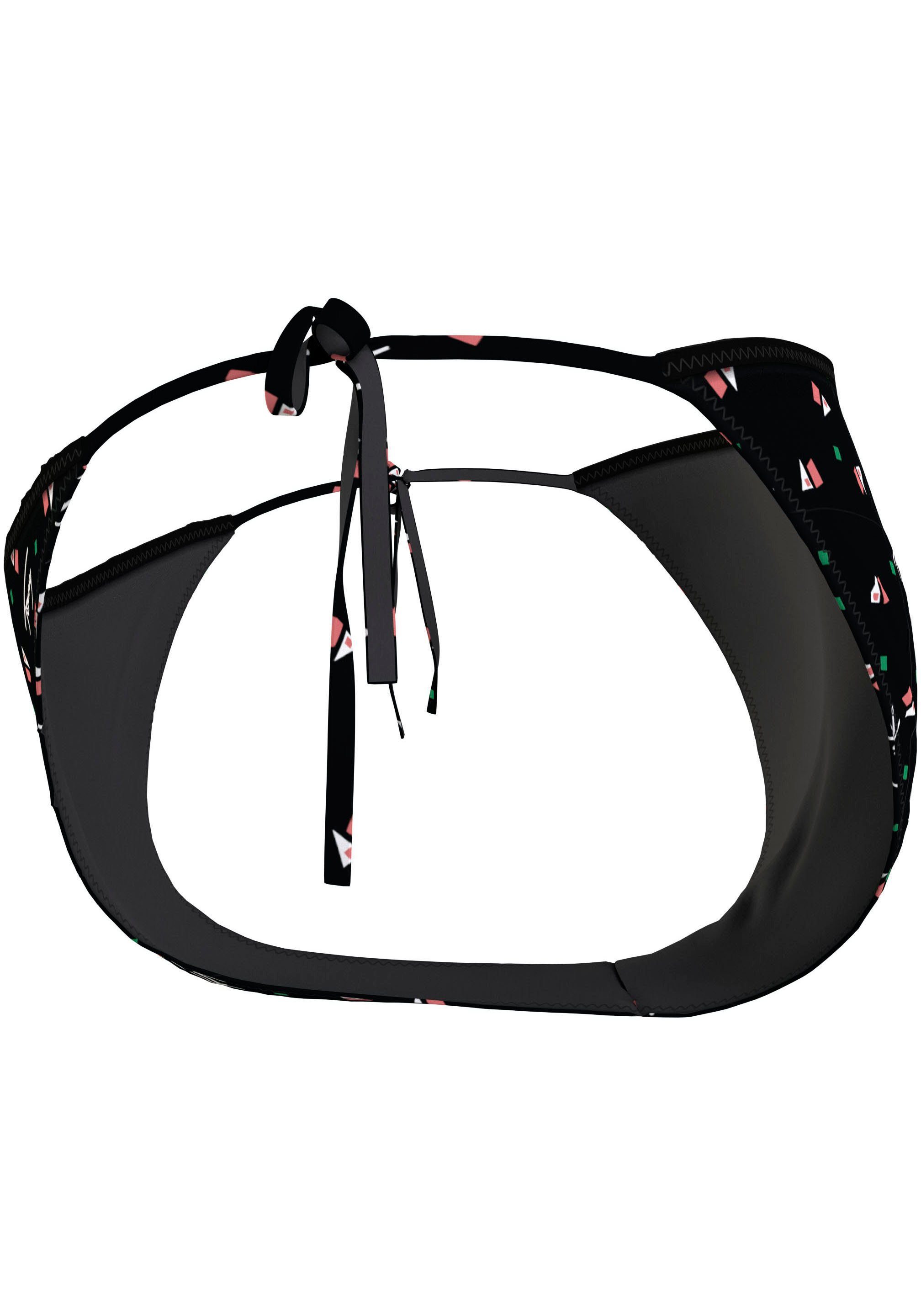 Tommy Hilfiger Swimwear Bikinibroekje STRING SIDE TIE PRINT met stijlvolle logo-opschriften