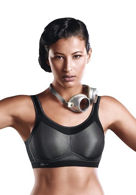 Anita Active Sport-bh Momentum Ademend, licht glanzend, comfortabele schouderbanden gepolsterd