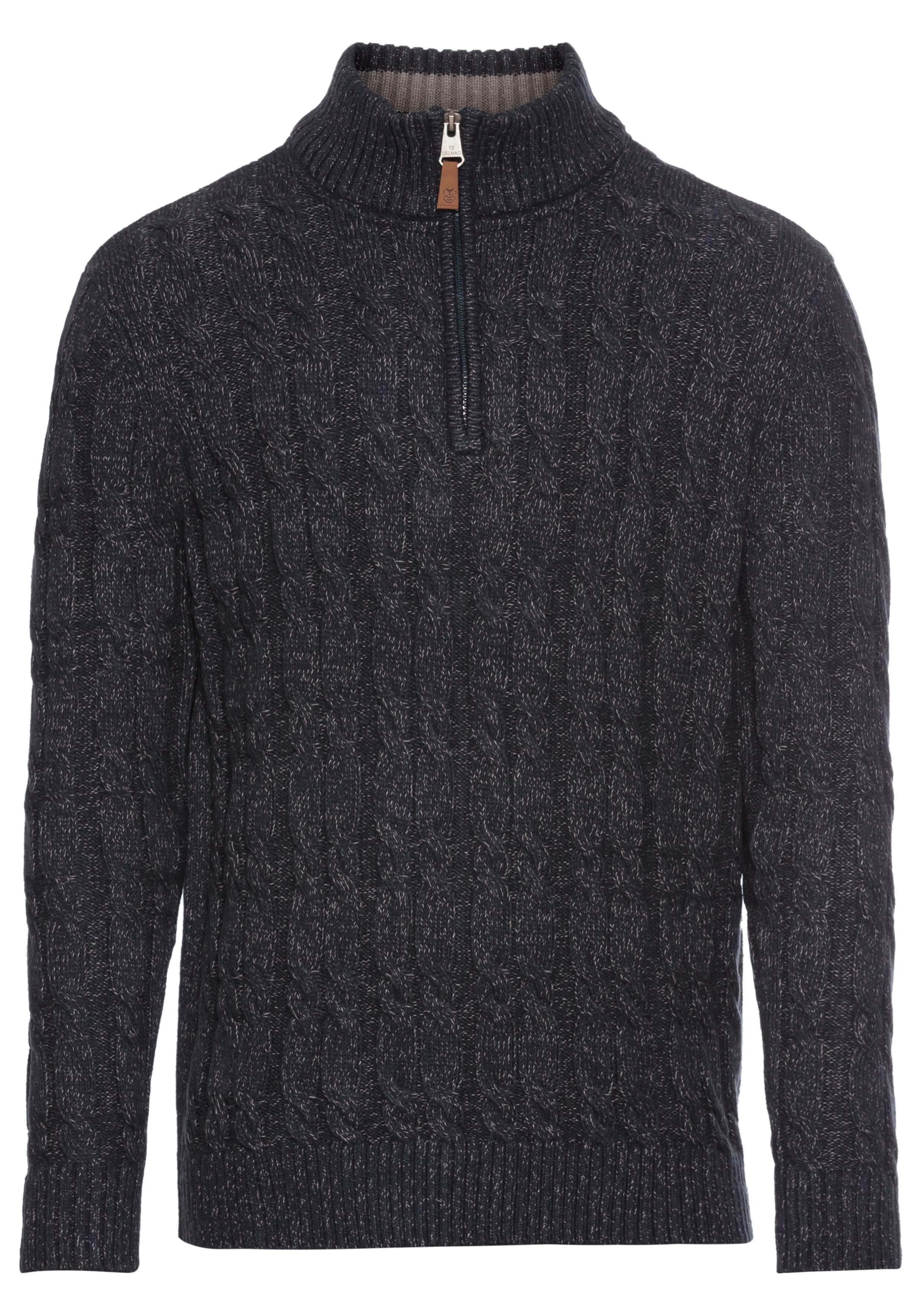 DELMAO Schipperstrui Tot maat 3XL met kabelpatroon - nieuwe marke!