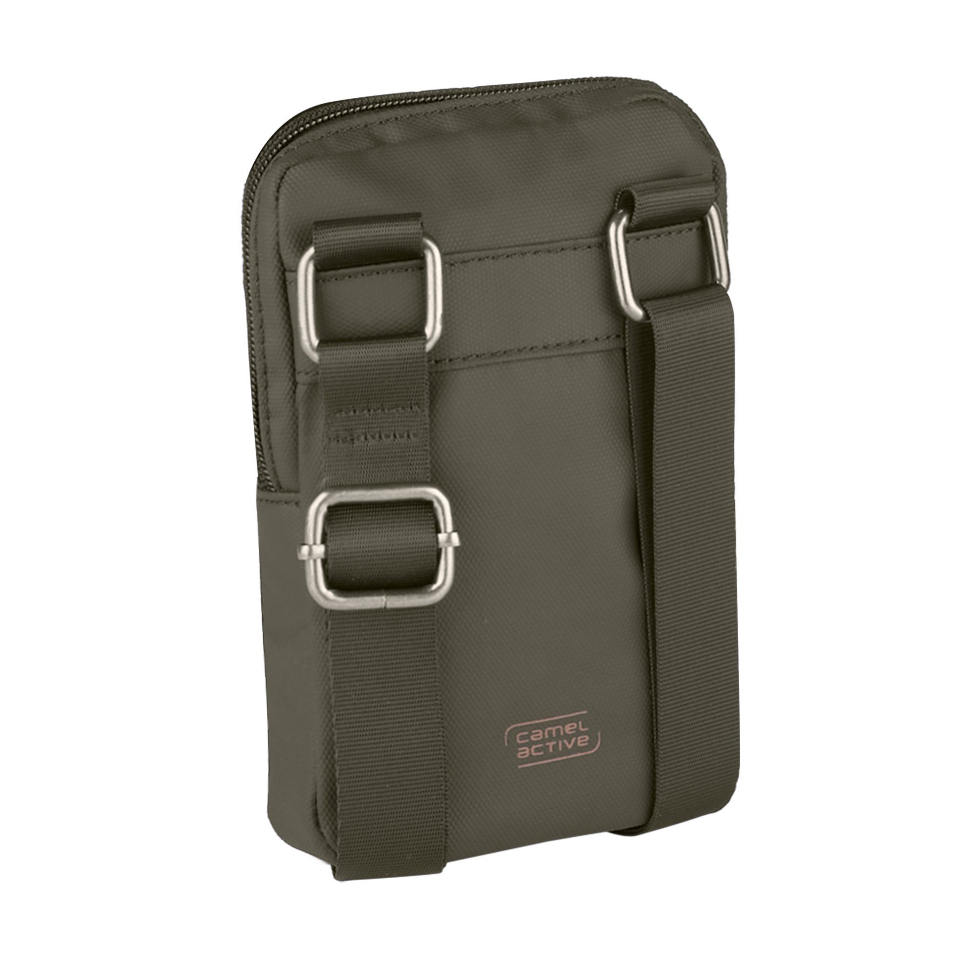 camel active Gsm-tasje Explore waterafstotend gerecycled nylon en reflecterende ritsen