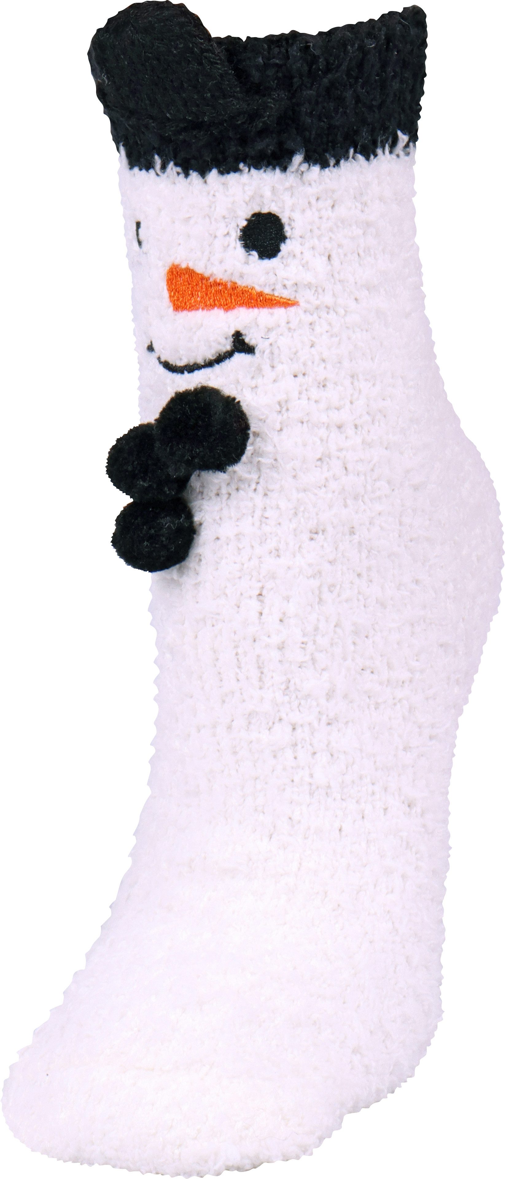 Capelli New York Wellness-sokken met leuke kerstmotieven (3 paar, Set van 3)