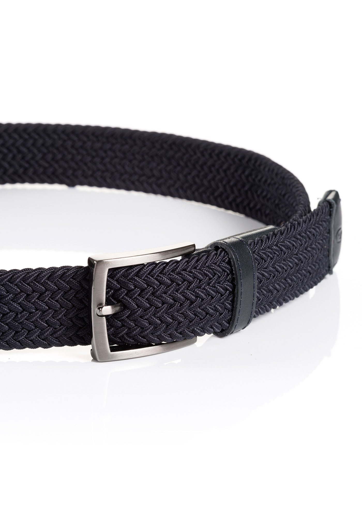 Tom Tailor Gevlochten riem TTJamie 3,5 cm brede vlechtgürtel, casual look, tot maat 120