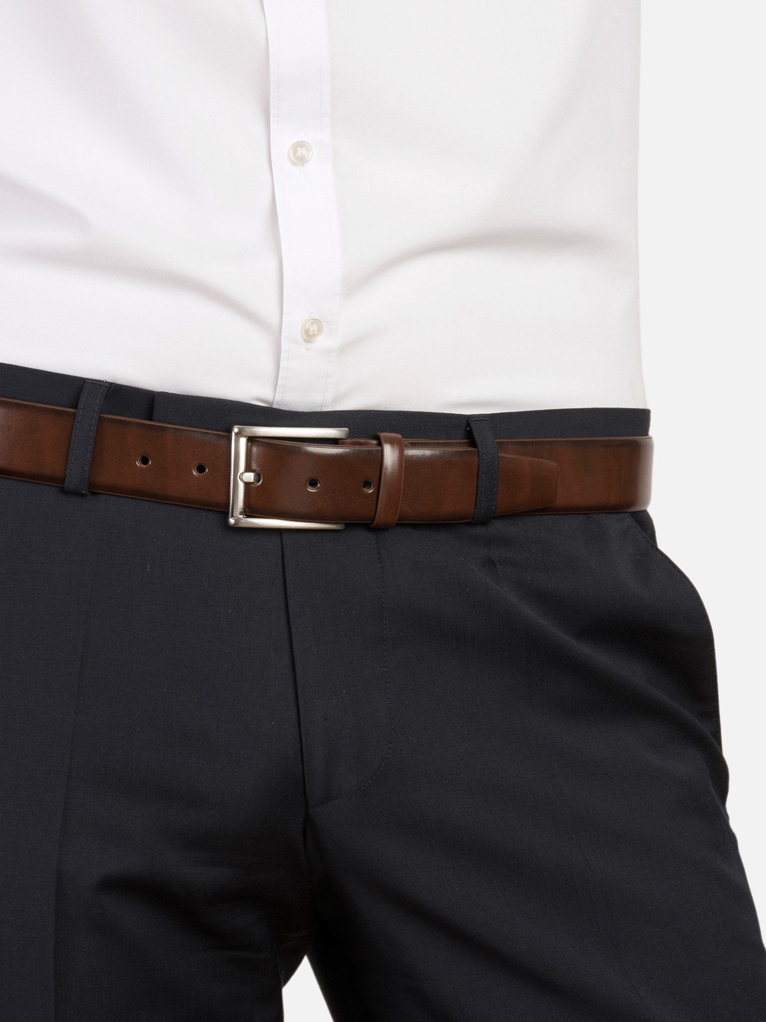 MONTI Synthetische riem Klassiek-business, inkortbaar, tot maat 150 cm