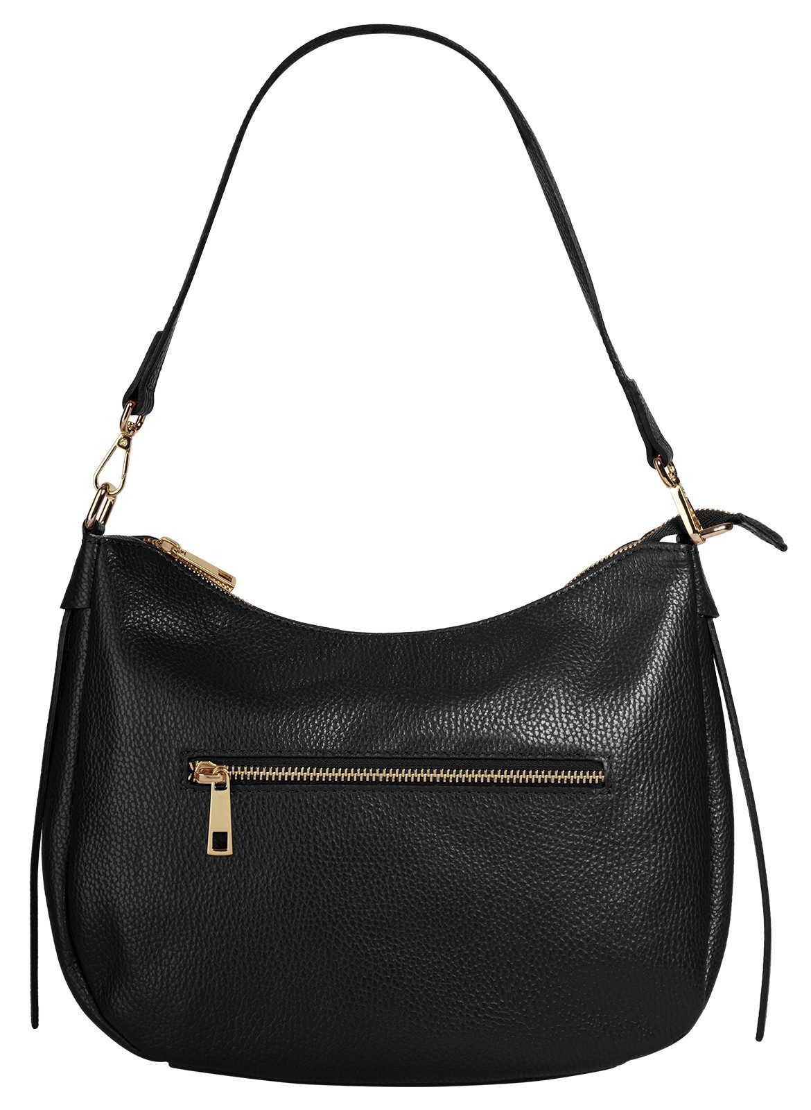Cluty Schoudertas echt leer, made in italy