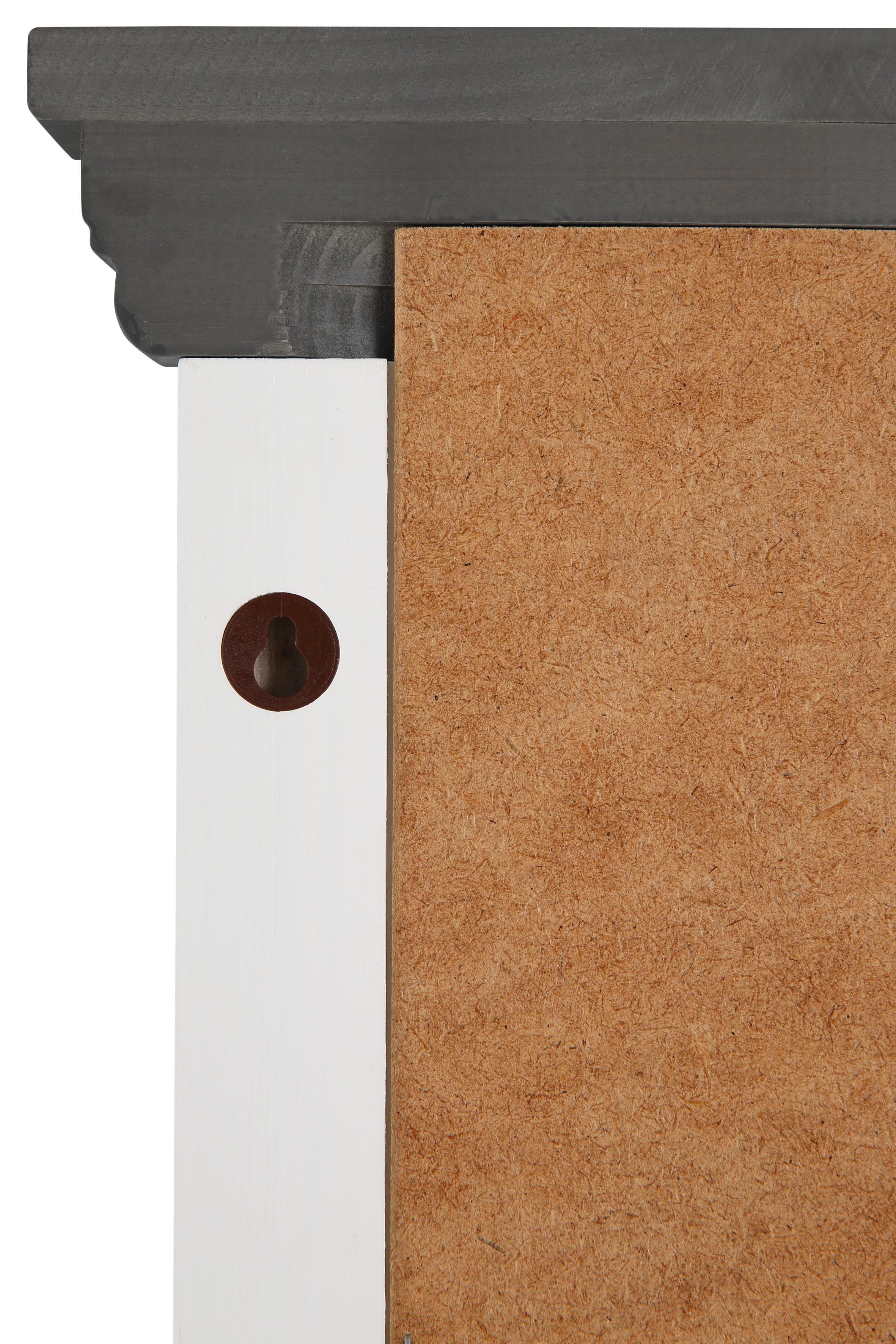 Home affaire Garderobespiegel Basilico Frame van massief grenen, FSC®, breedte 86 cm