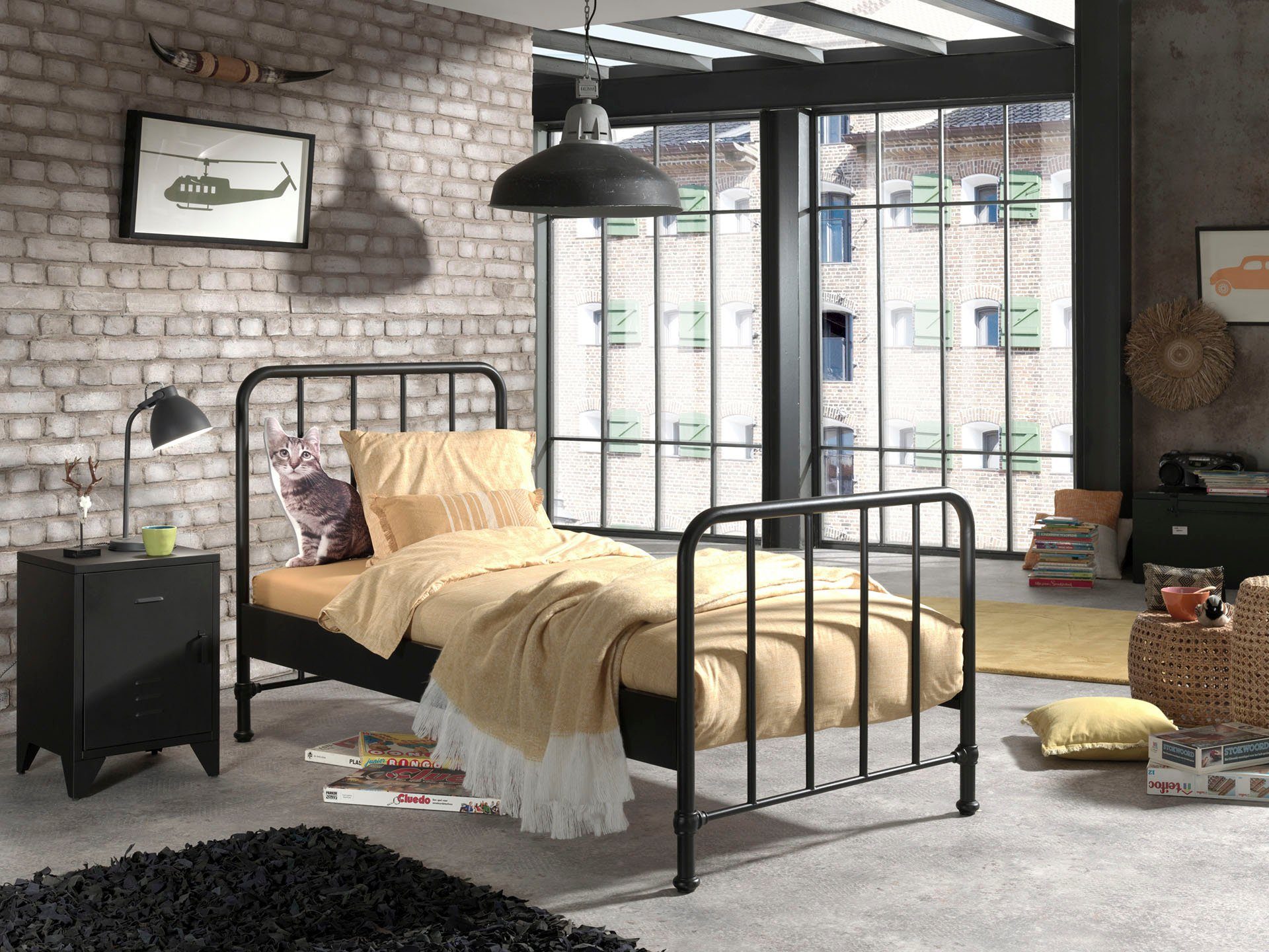 Vipack Kinderbed Bronxx Metalen ledikant
