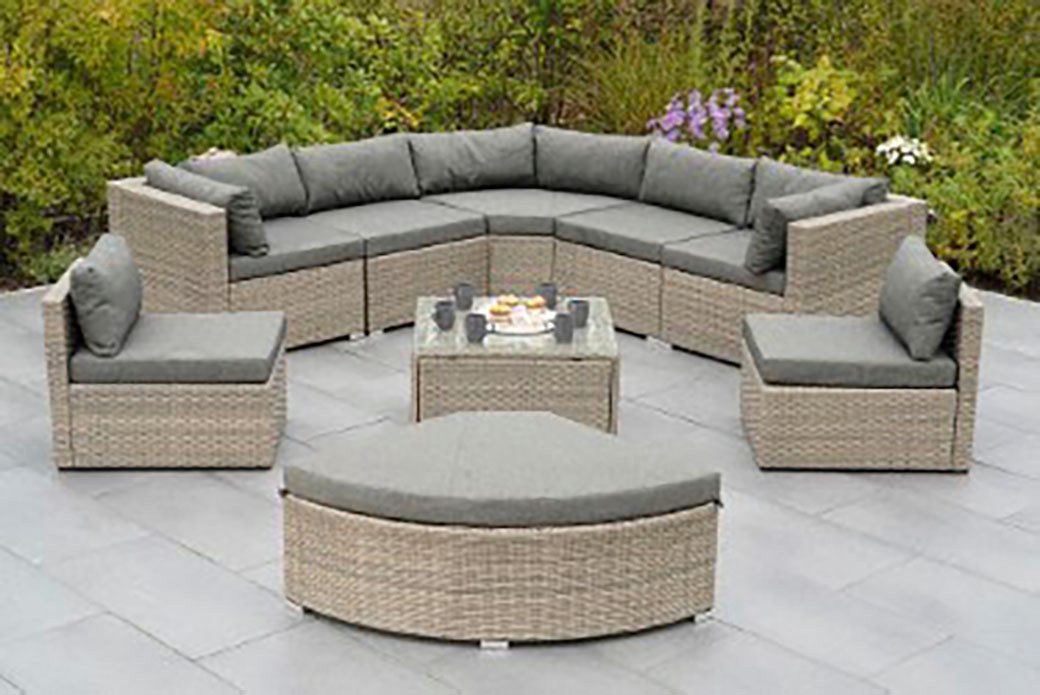 MERXX Tuinset Rivello inclusief kussens, afmetingen bxdxh: 225 x 225 x 63 cm (23-delig)