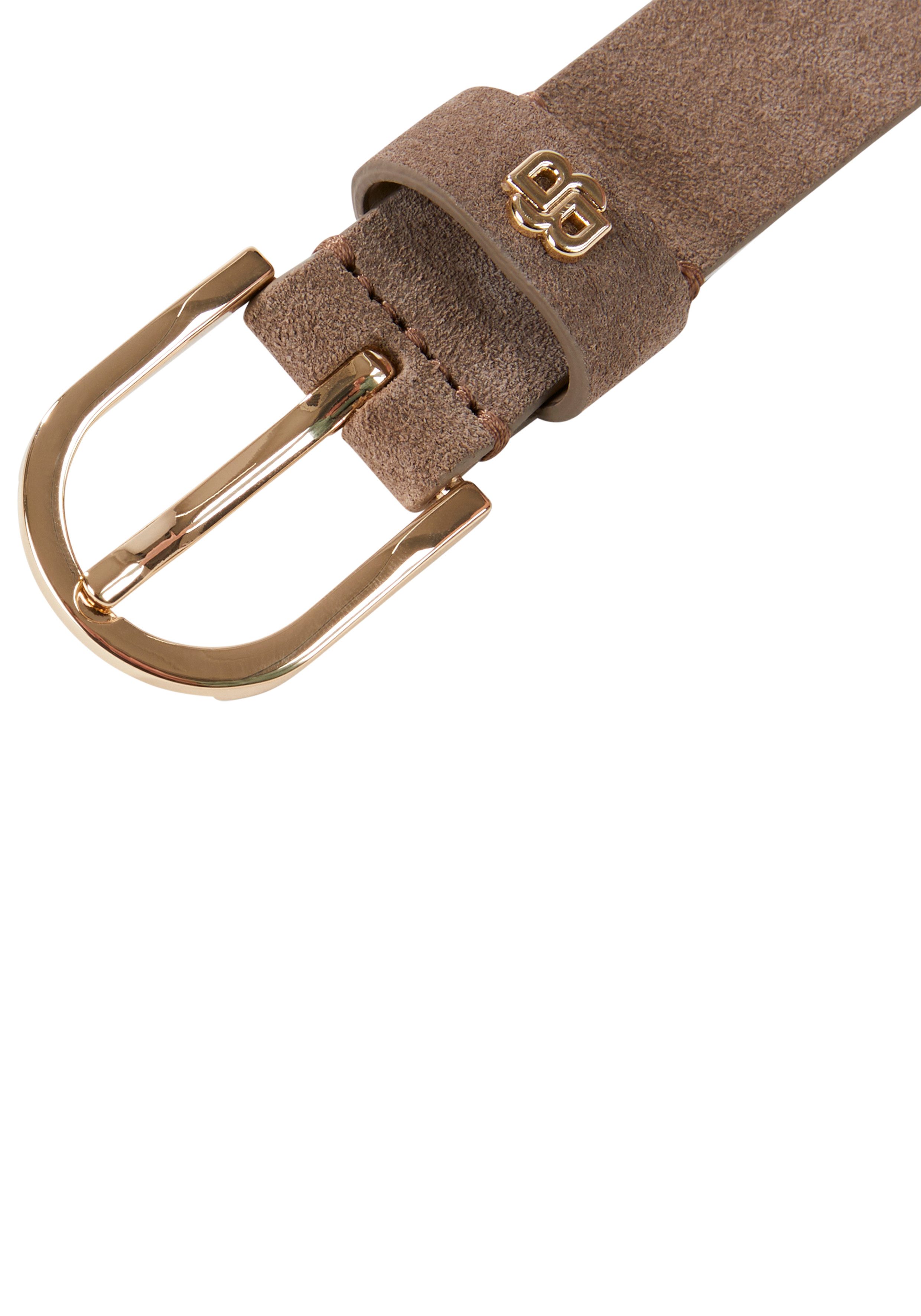 Boss Leren riem Scarlet BB Sz25 met monogramlabel